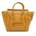 Celine Mini Drummed Calfskin Luggage Tote