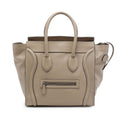 Celine Mini Drummed Calfskin Luggage Tote