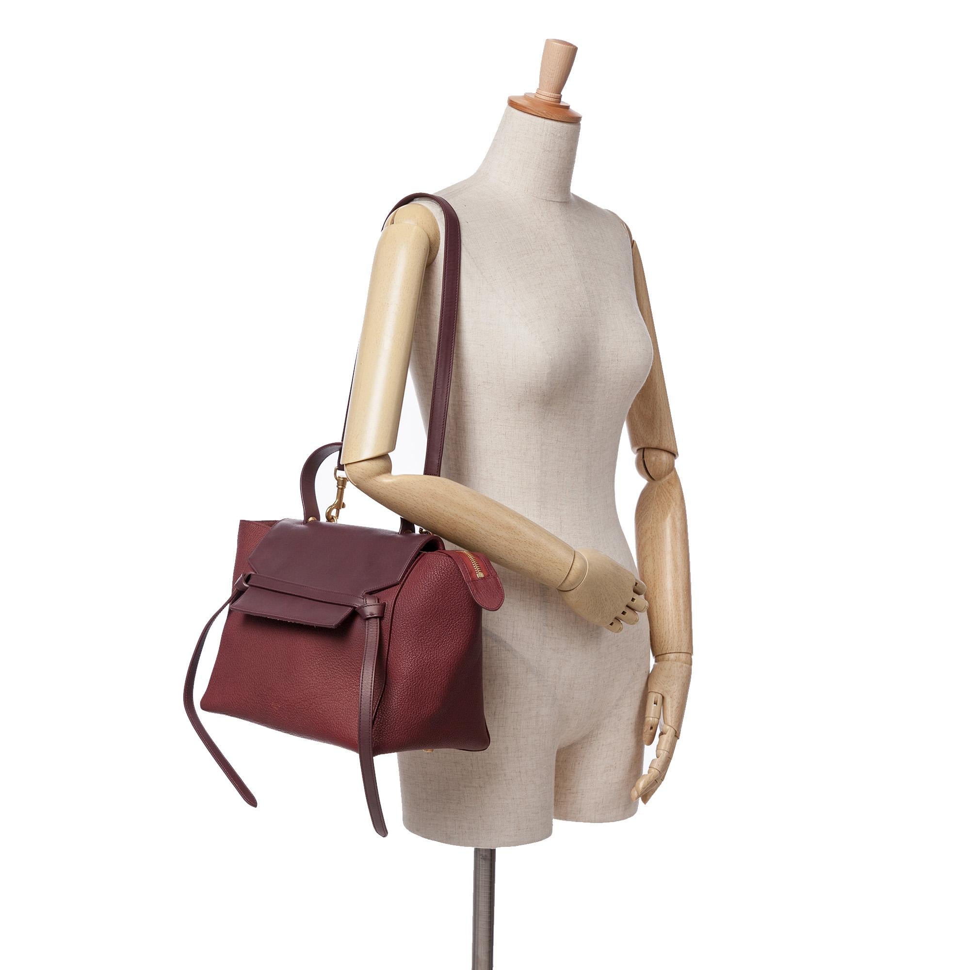Celine Mini Grained Calfskin Belt Bag