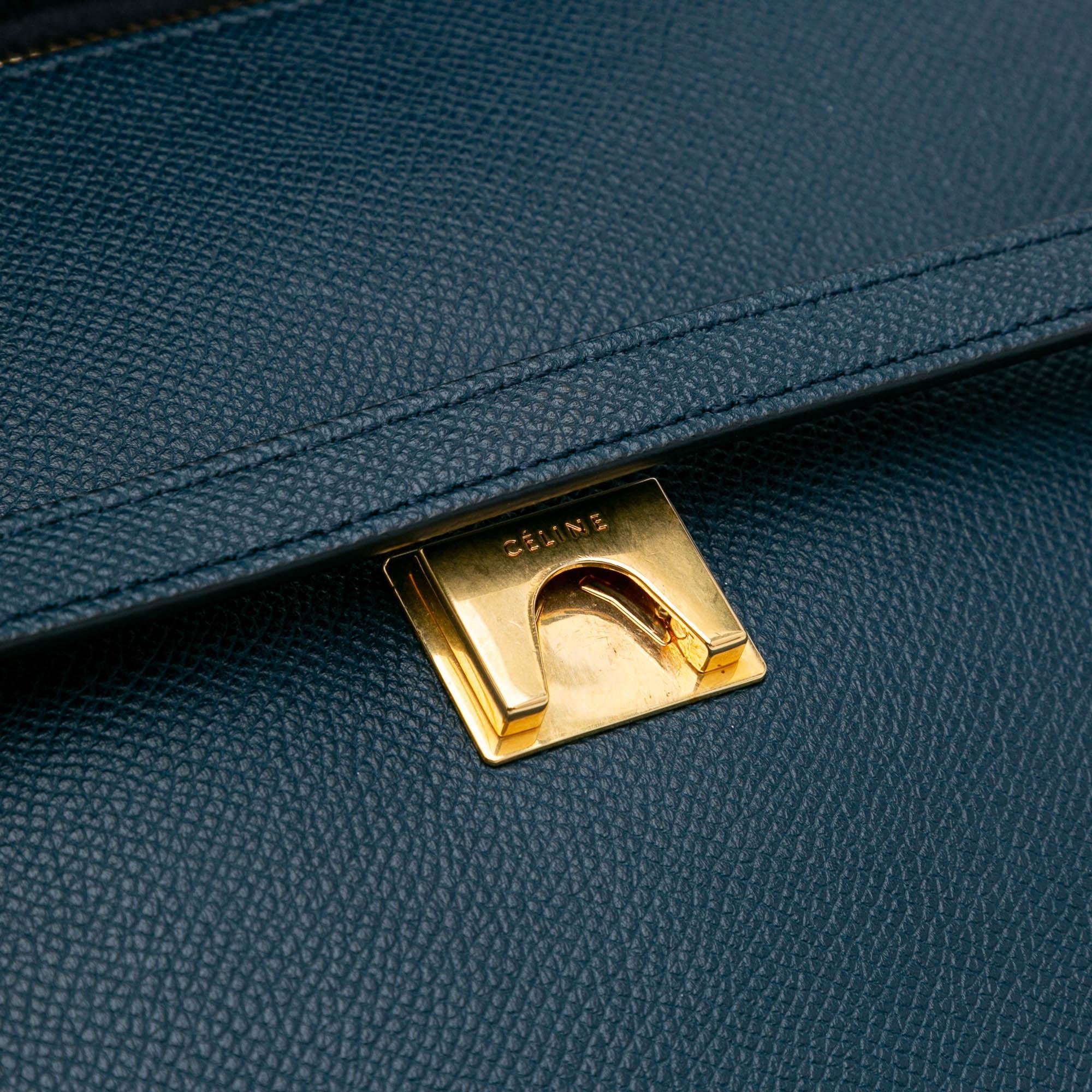 Celine Mini Grained Calfskin Belt Satchel