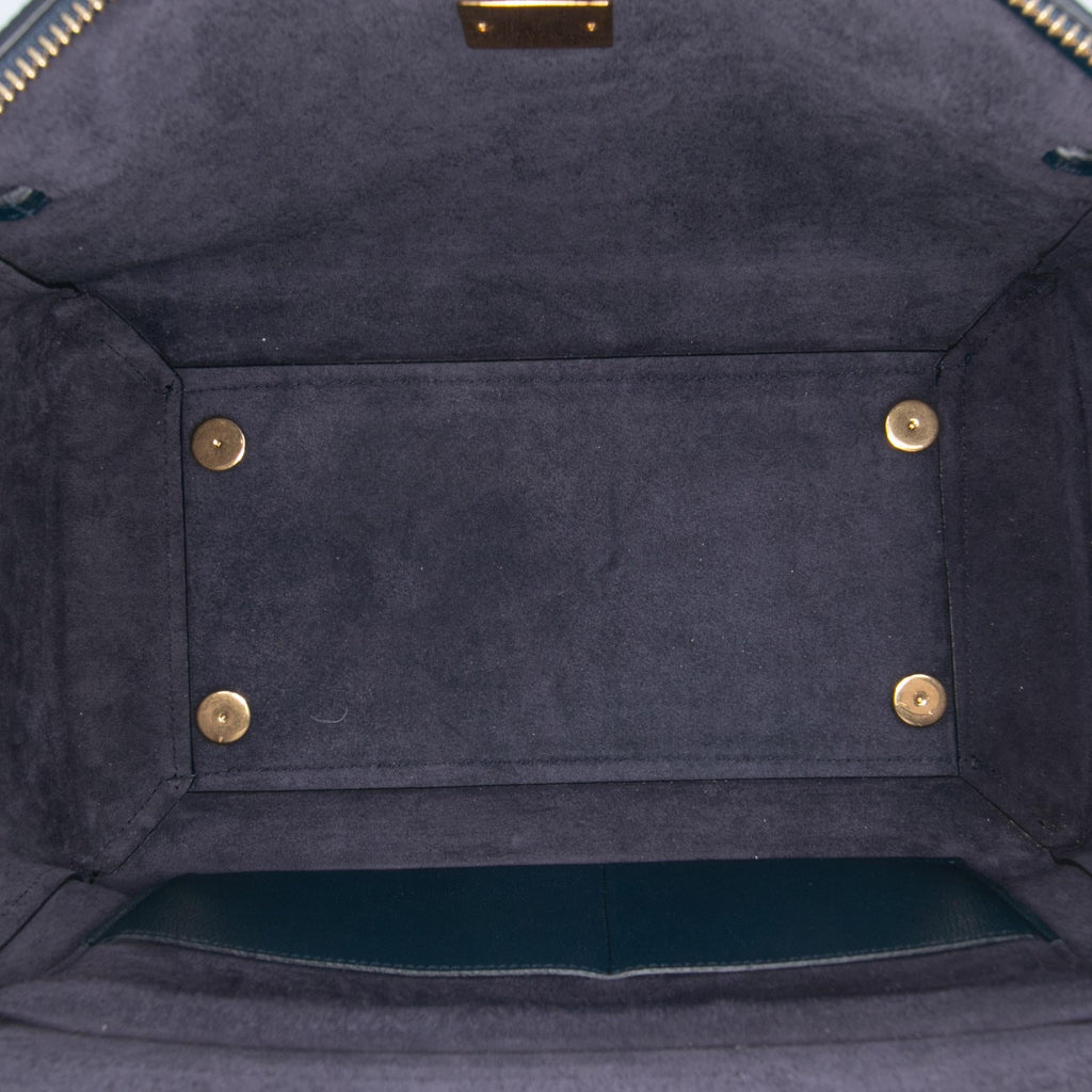 Celine Mini Grained Calfskin Belt Satchel