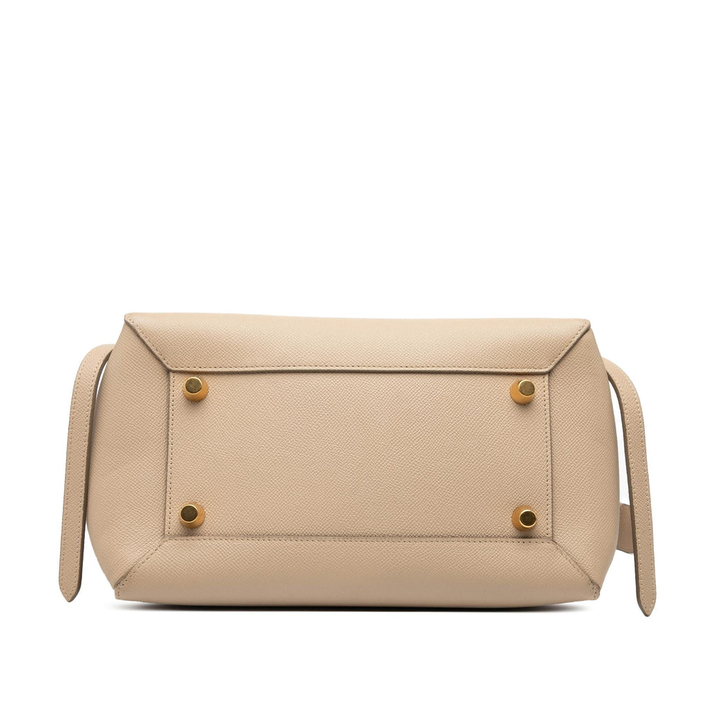 Celine Mini Grained Calfskin Belt Satchel