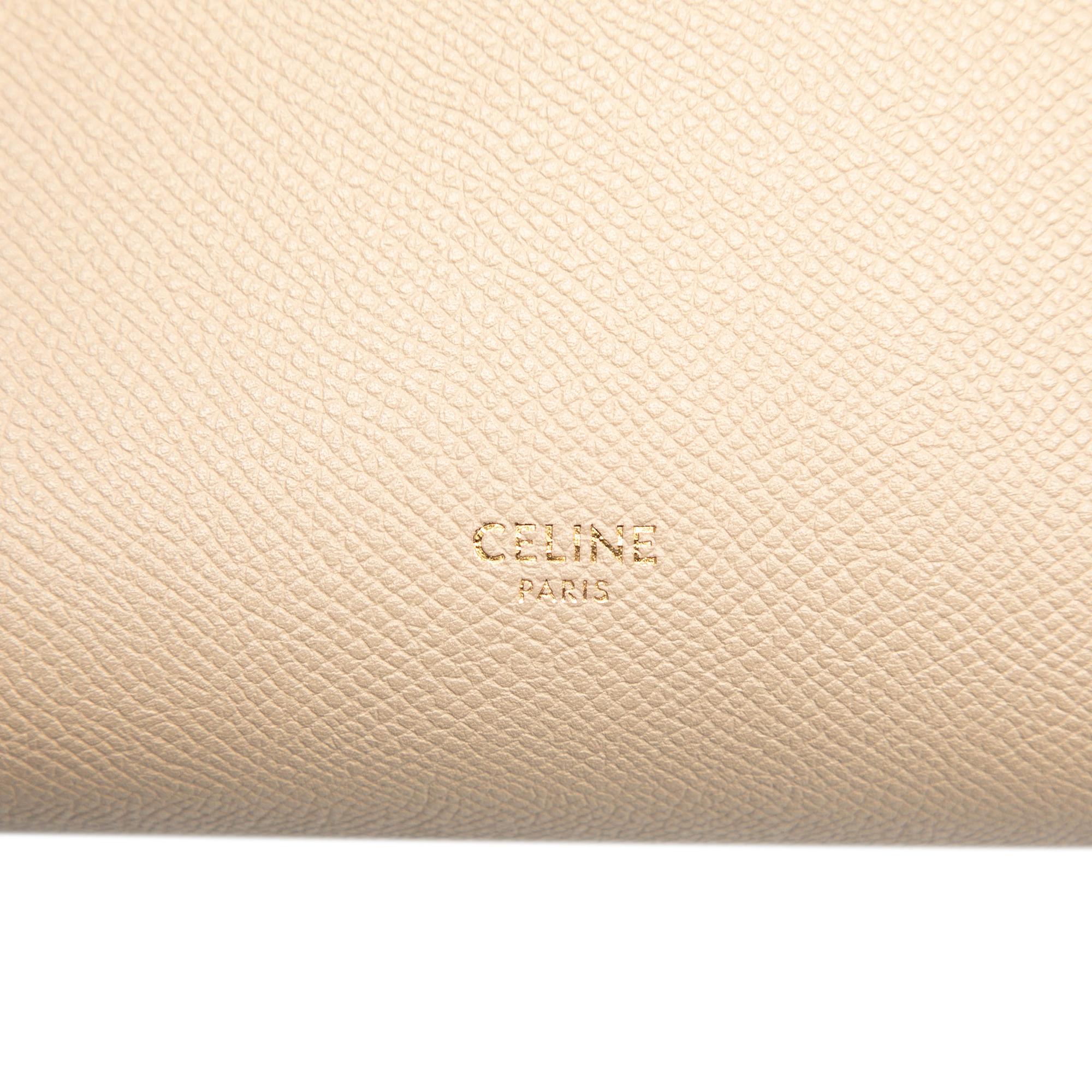 Celine Mini Grained Calfskin Belt Satchel