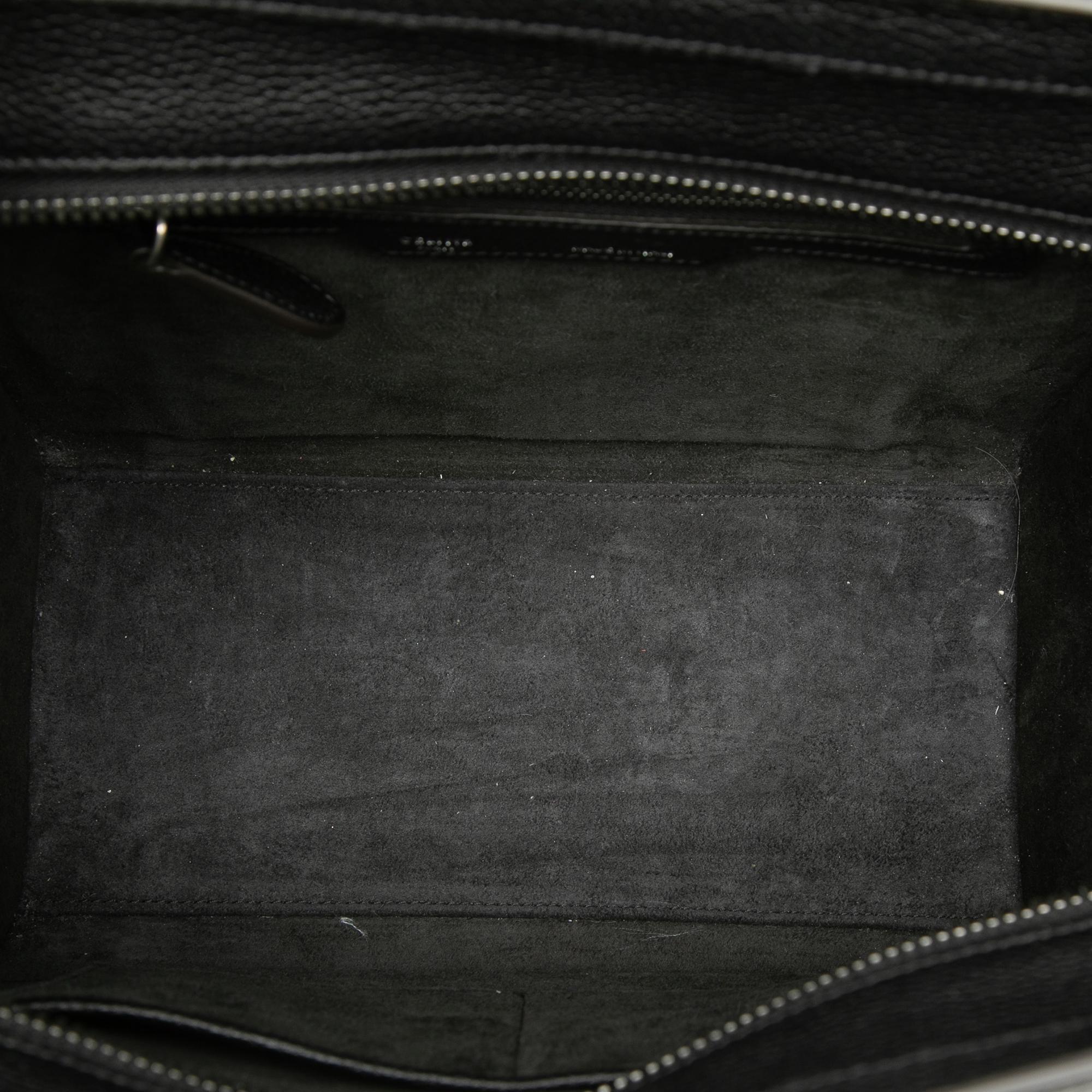 Celine Mini Grained Calfskin Luggage Tote
