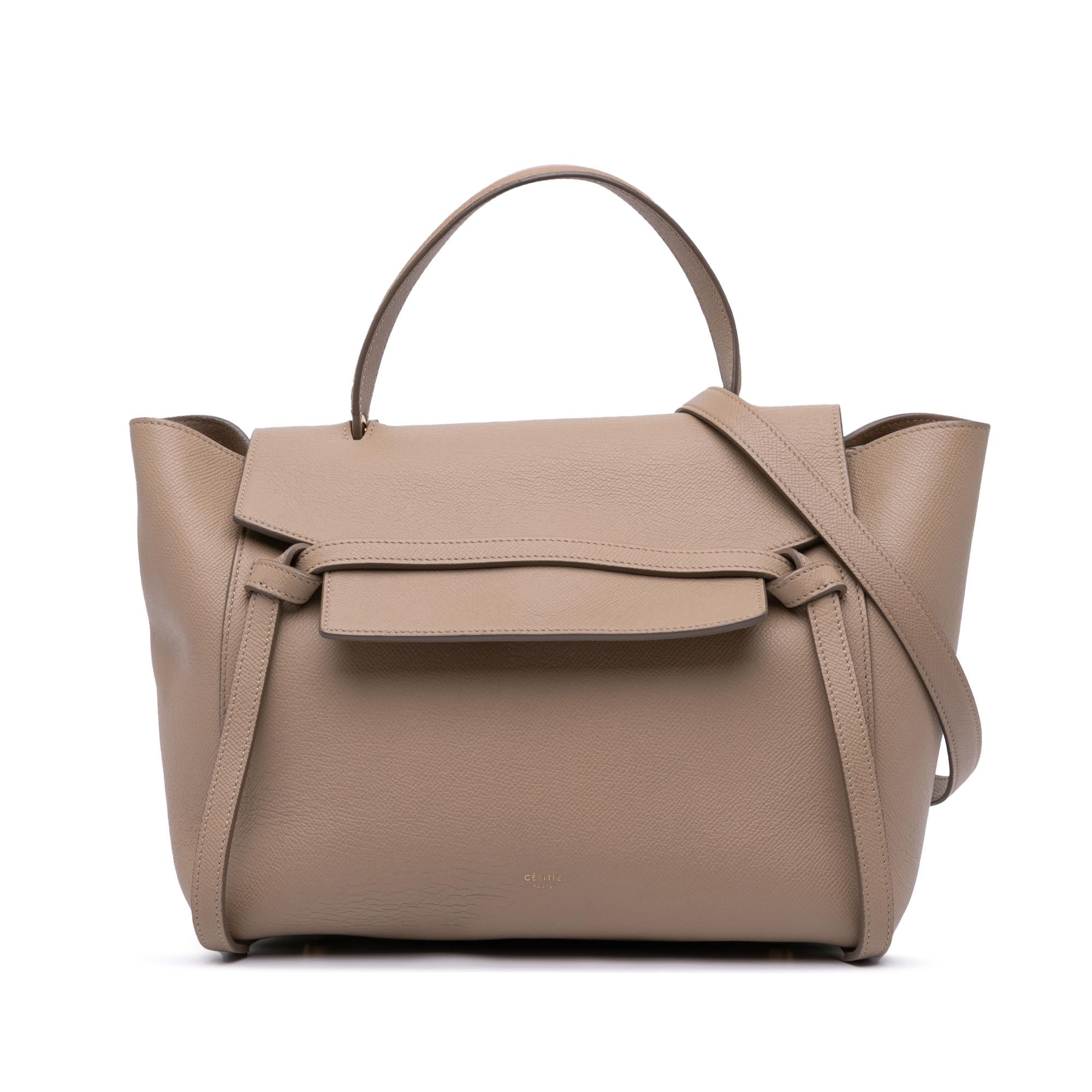 Celine Mini Leather Belt Bag Satchel