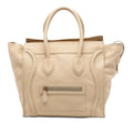 Celine Mini Leather Luggage Tote