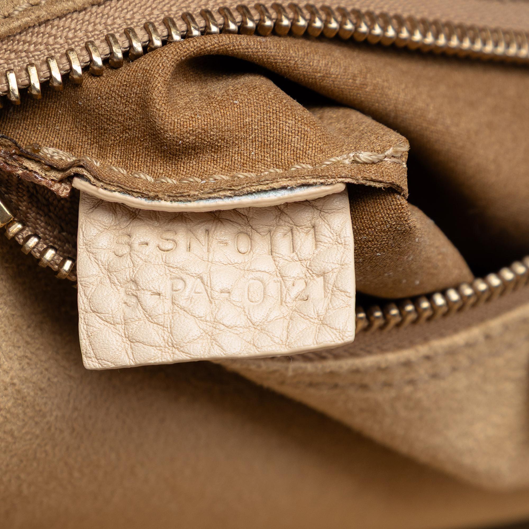 Celine Mini Leather Luggage Tote