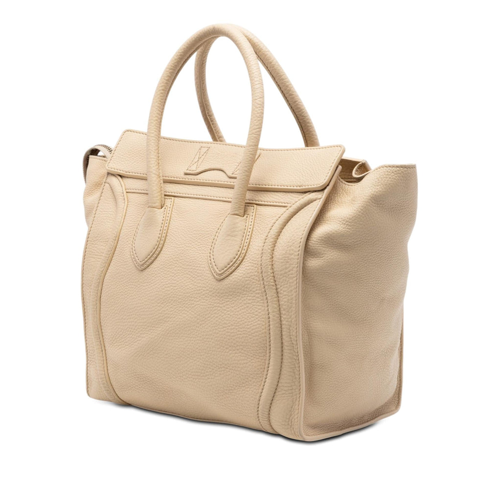 Celine Mini Leather Luggage Tote