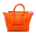Celine Mini Leather Luggage Tote
