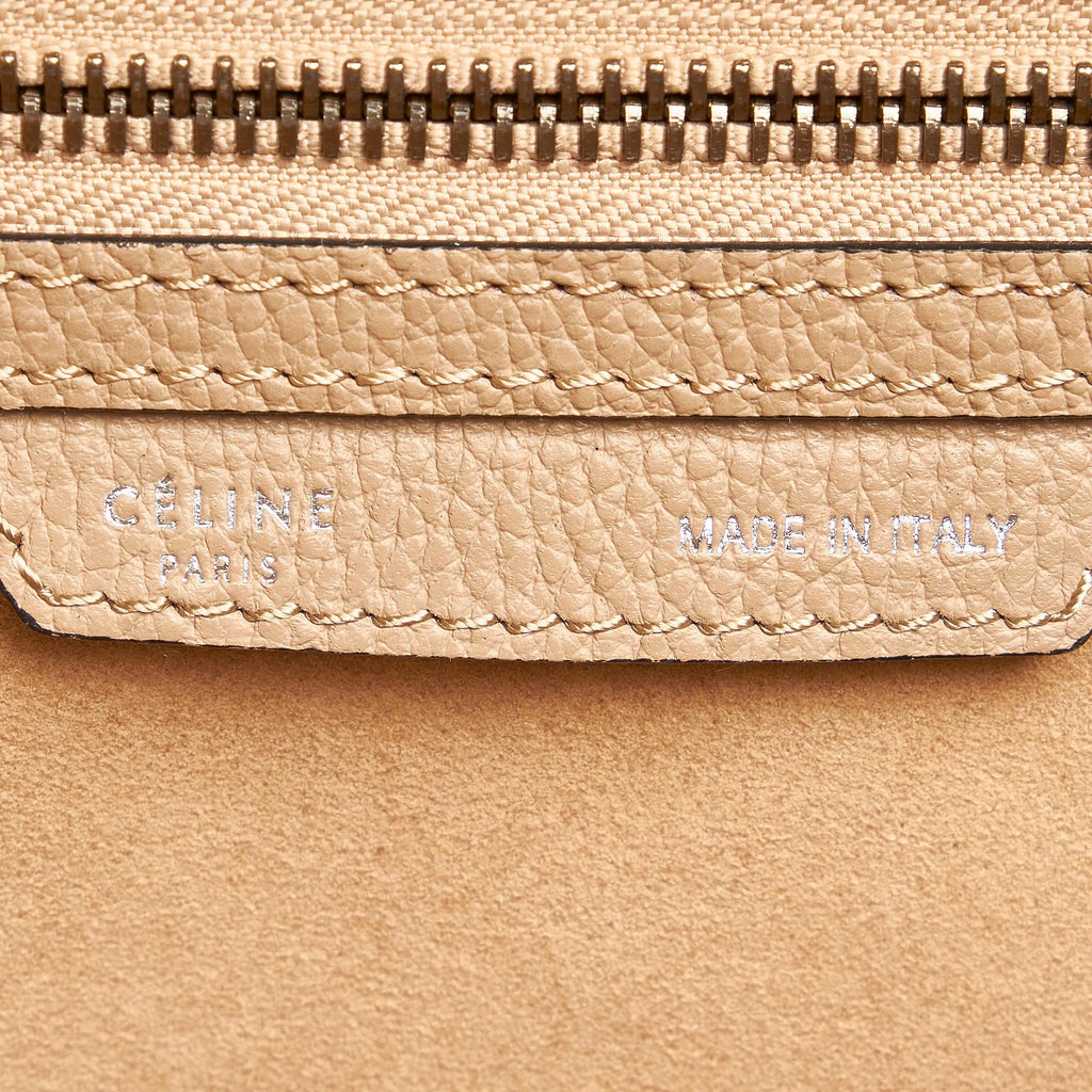 Celine Mini Luggage Leather Tote Bag (SHG-26808)