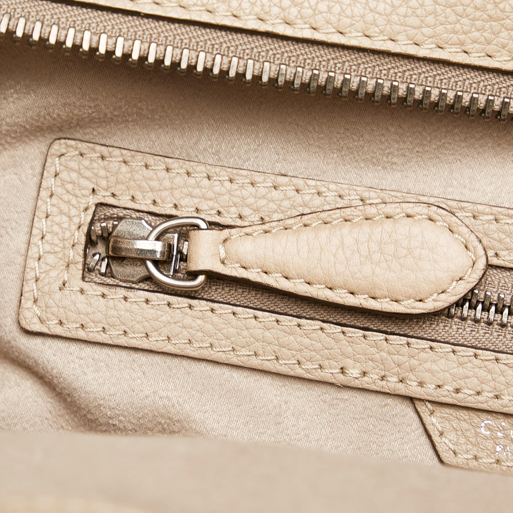 Celine Mini Luggage Leather Tote Bag (SHG-36206)