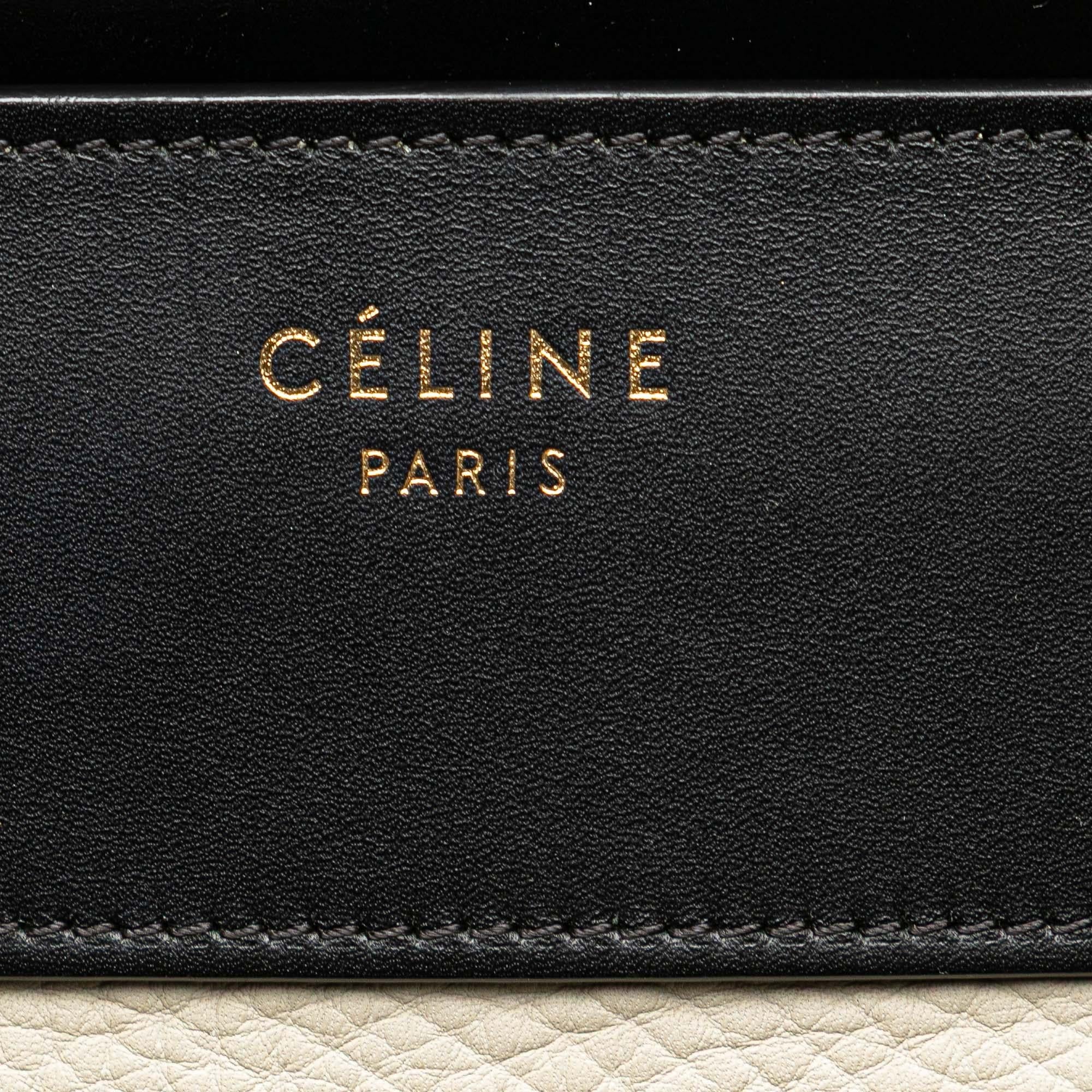 Celine Mini Tricolor Calfskin Luggage Tote