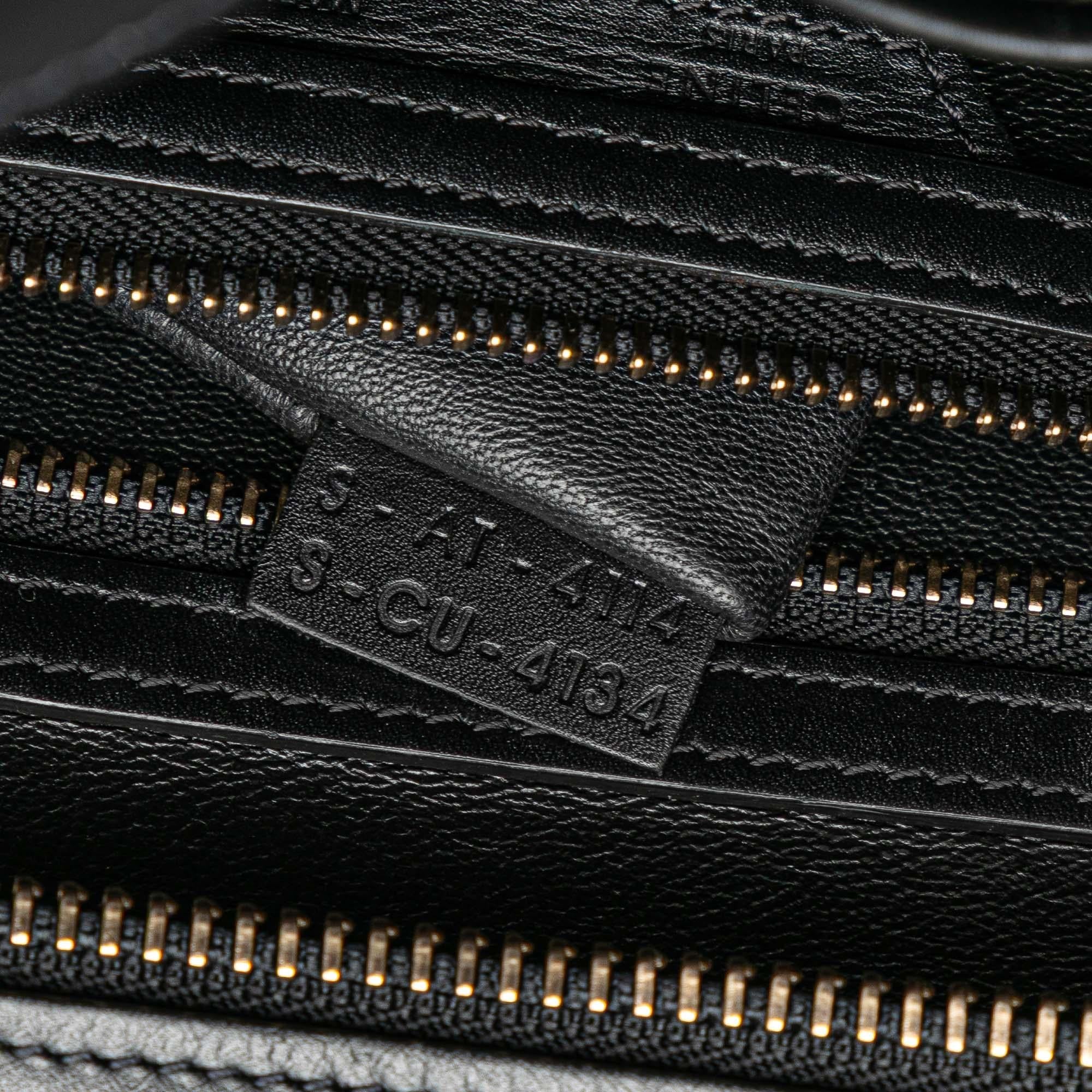 Celine Mini Tricolor Calfskin Luggage Tote
