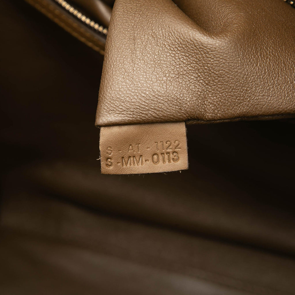 Celine Mini Tricolor Canvas and Leather Luggage Tote