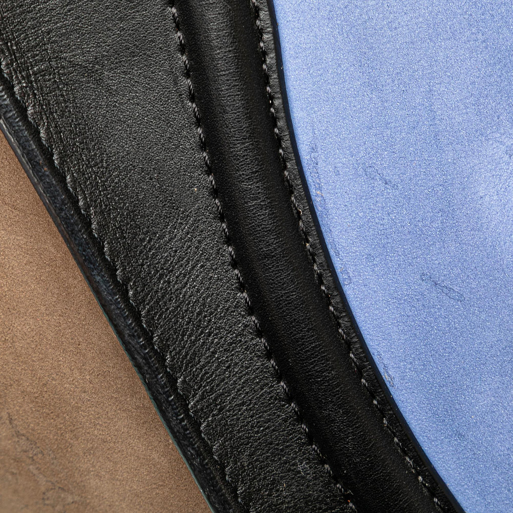 Celine Mini Tricolor Nubuck and Smooth Calfskin Luggage Tote