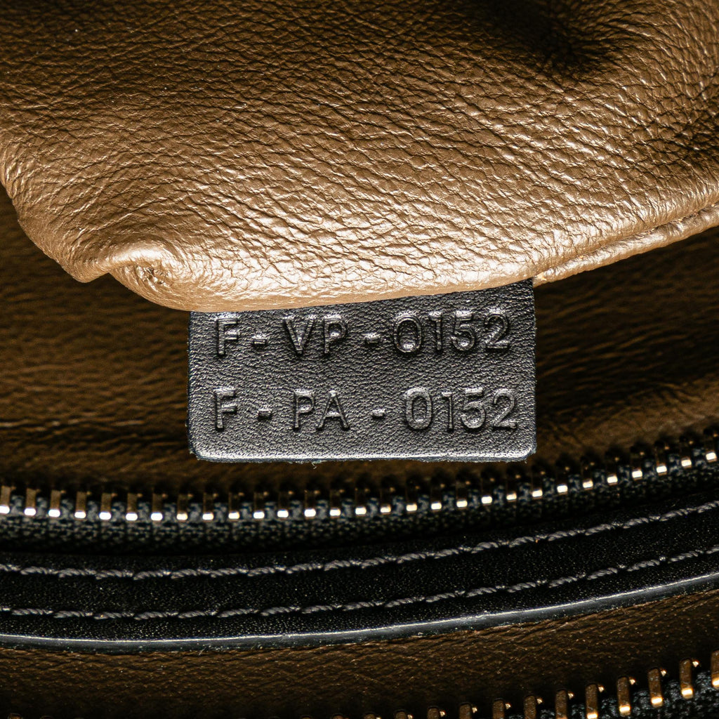 Celine Mini Tricolor Nubuck and Smooth Calfskin Luggage Tote