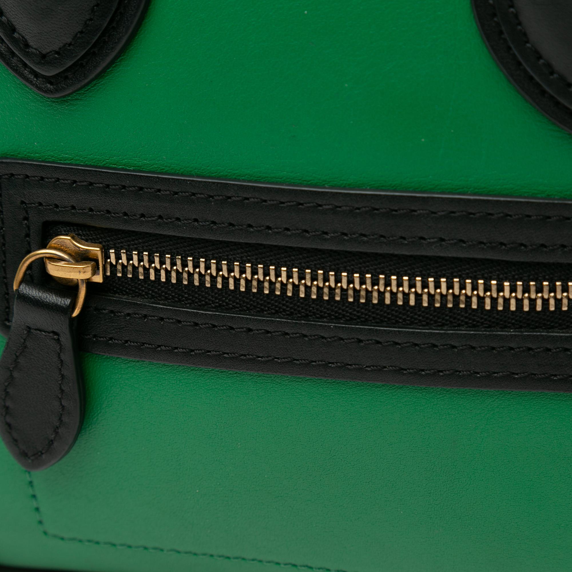 Celine Nano Bicolor Luggage Tote (SHG-z9F6Hj)