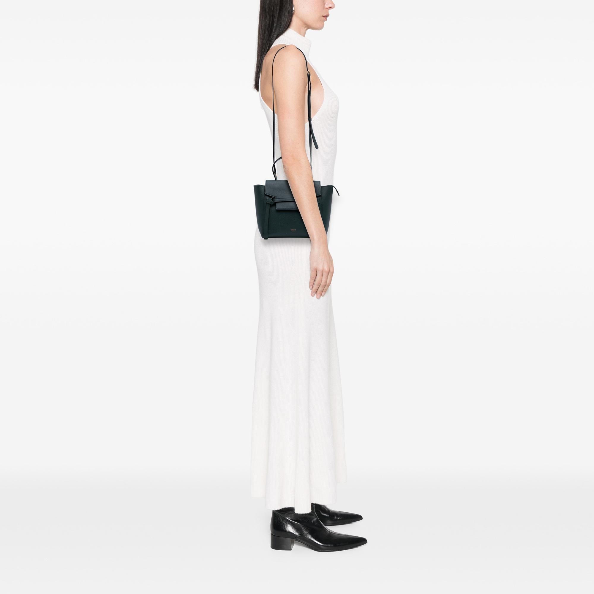Celine Nano Grained Calfskin Belt Bag