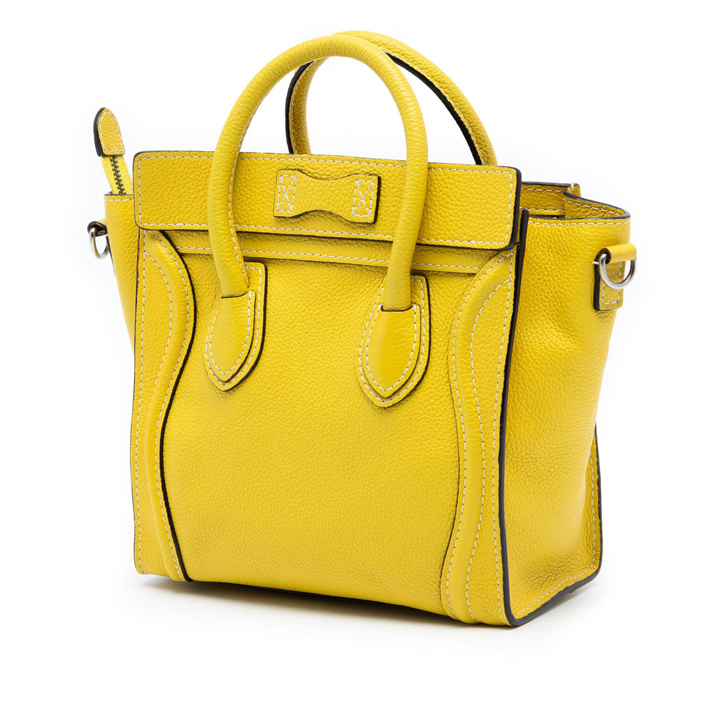 Celine Nano Grained Calfskin Luggage Tote