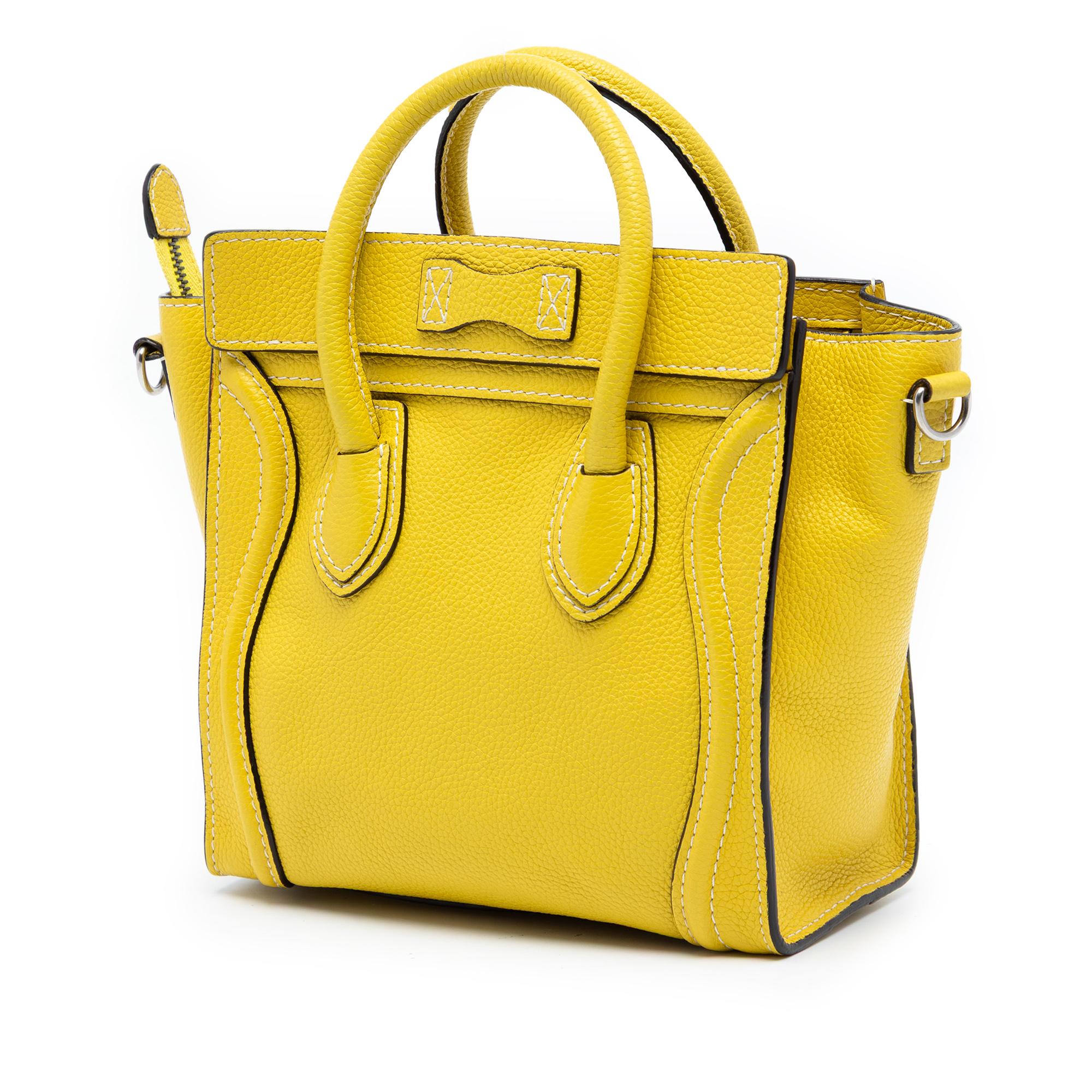 Celine Nano Grained Calfskin Luggage Tote