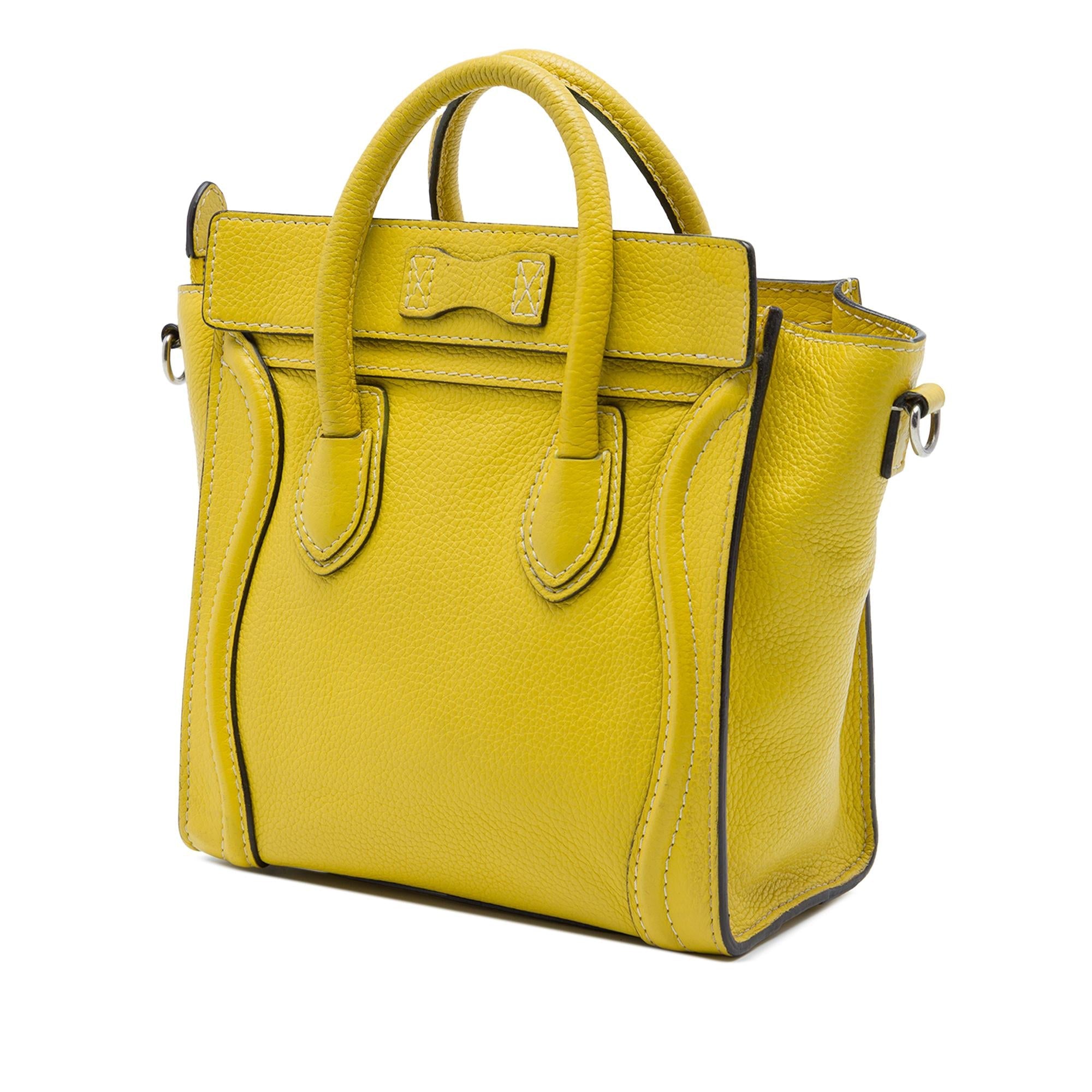 Celine Nano Grained Calfskin Luggage Tote