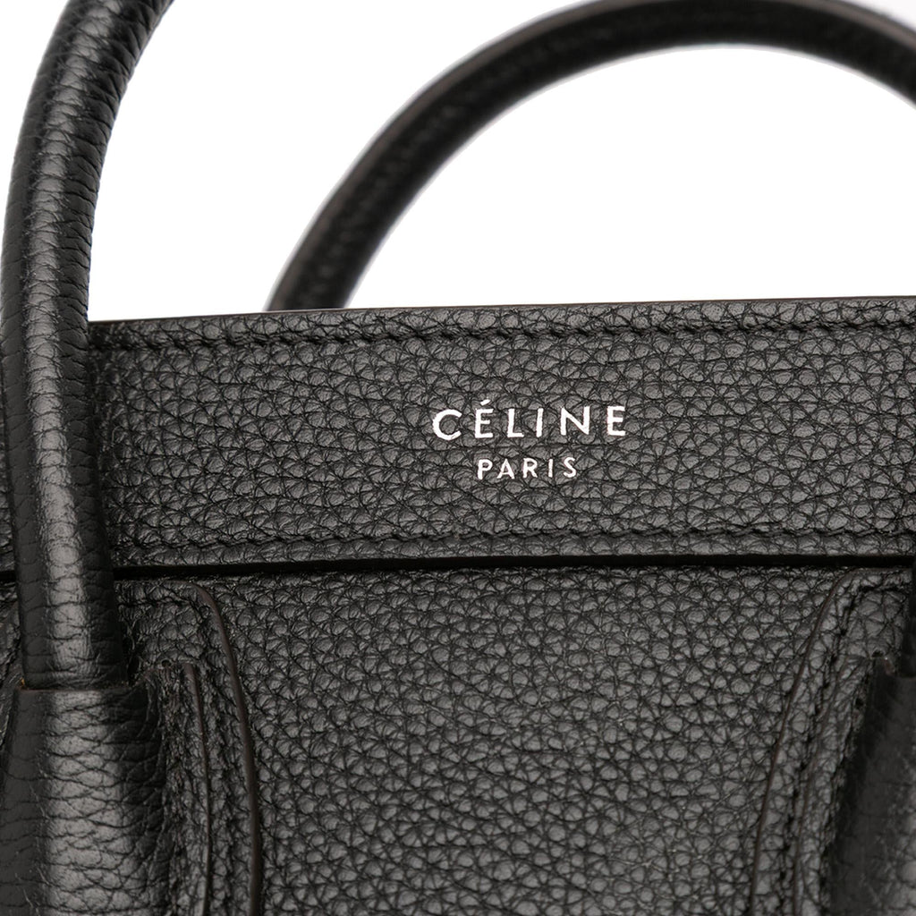Celine Nano Leather Luggage Tote