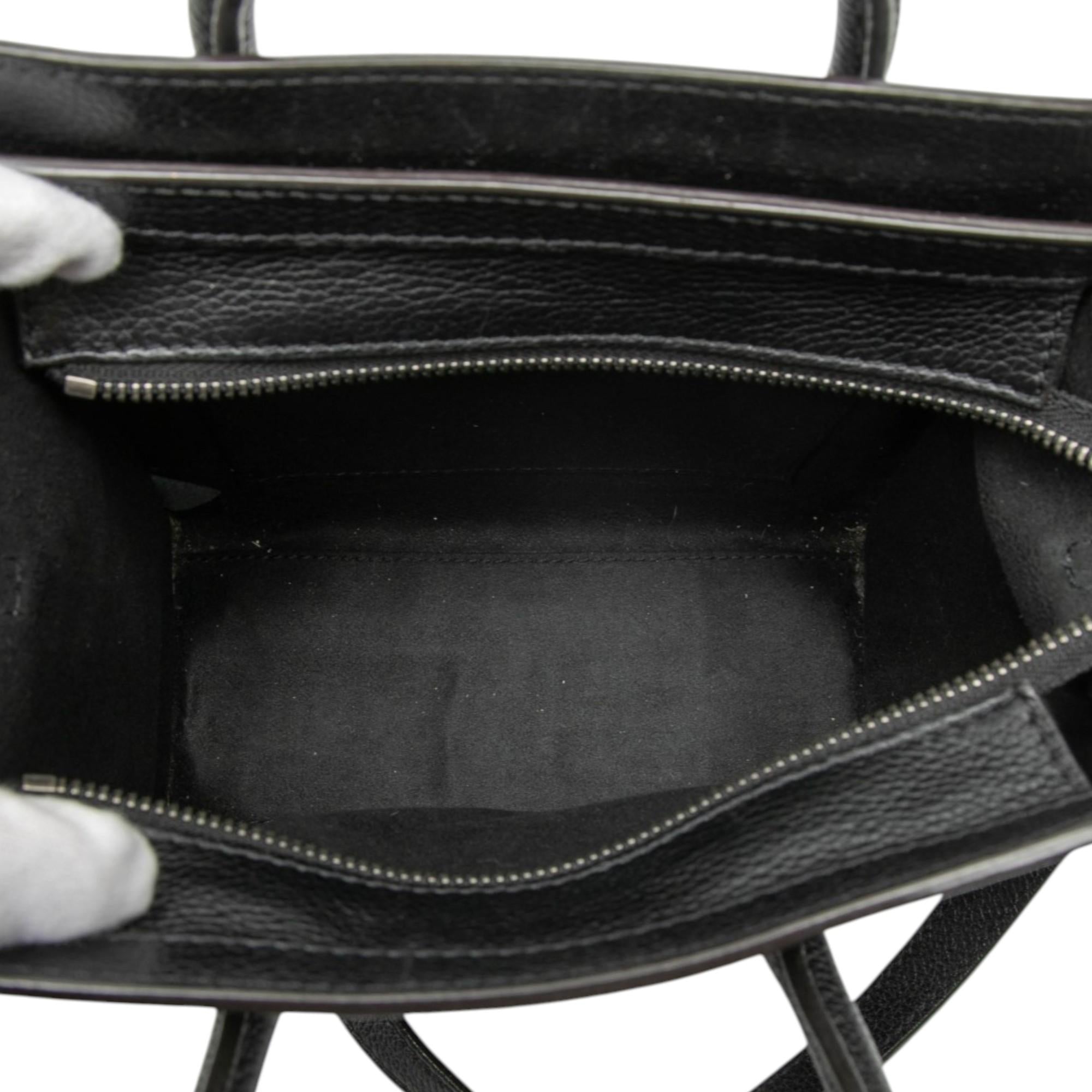 Celine Nano Leather Luggage Tote