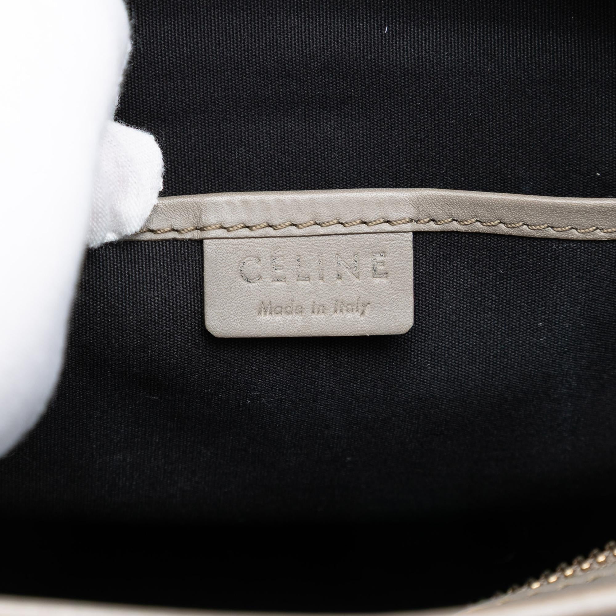 Celine Nano Leather Luggage Tote