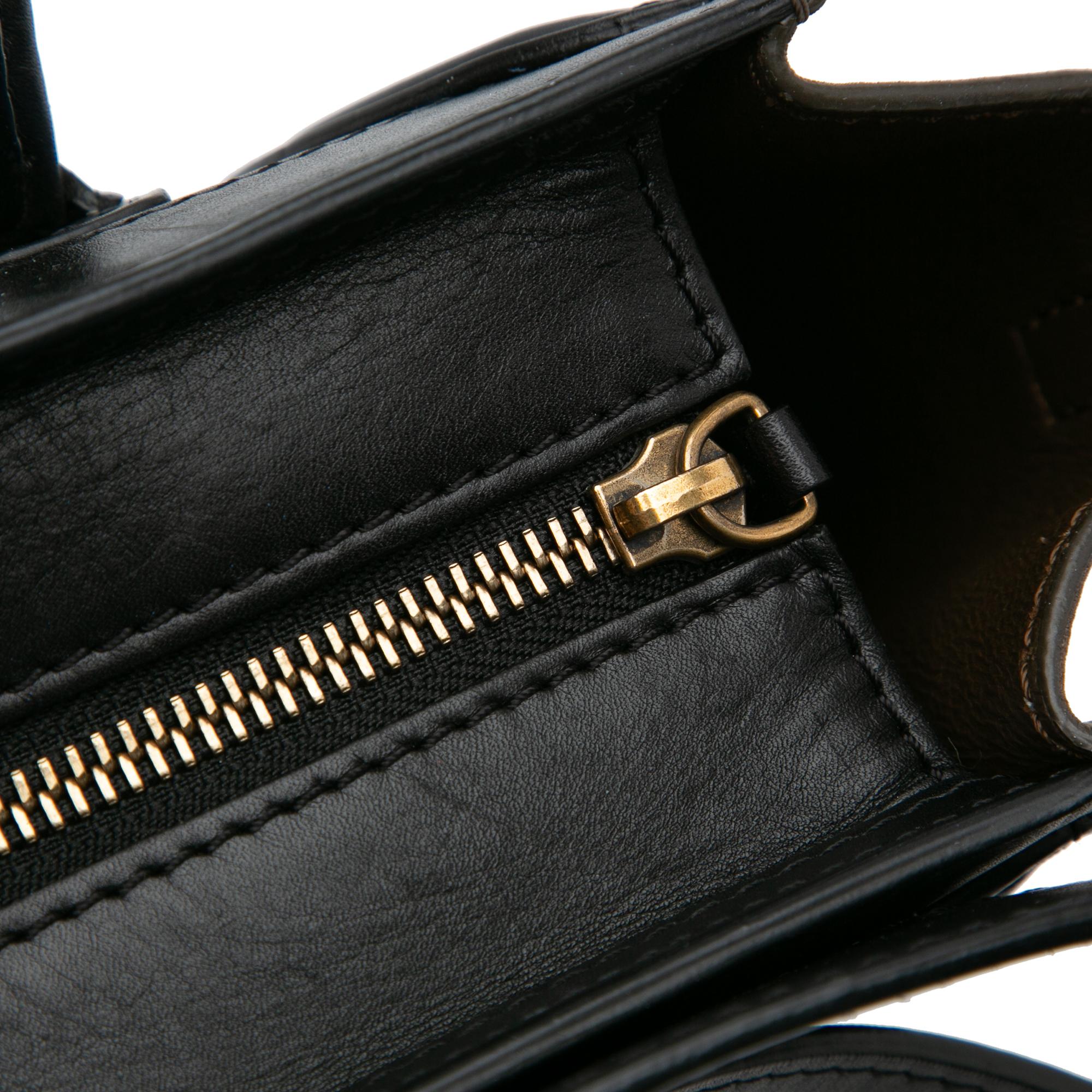 Celine Nano Luggage Tote Tricolor (SHG-LRGEnu)