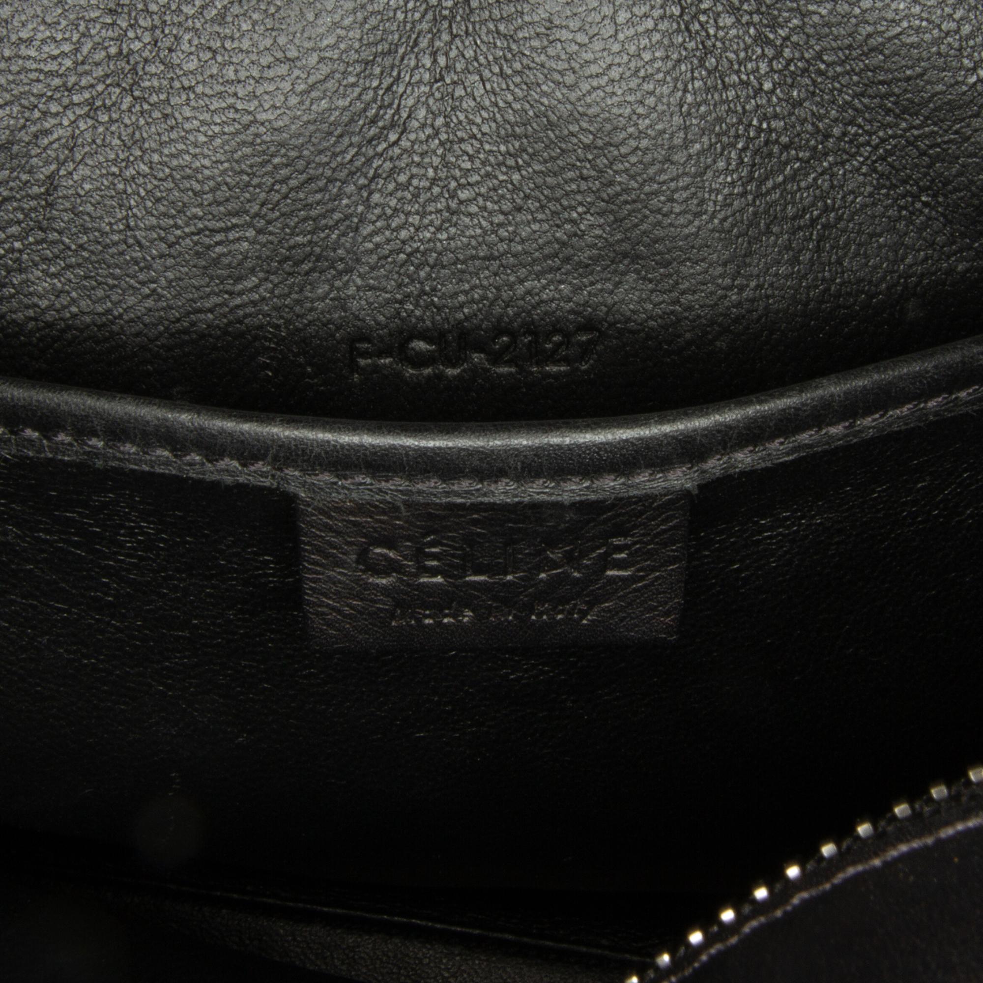 Celine Nano Luggage Tricolor Tote (SHG-jI7OEJ)