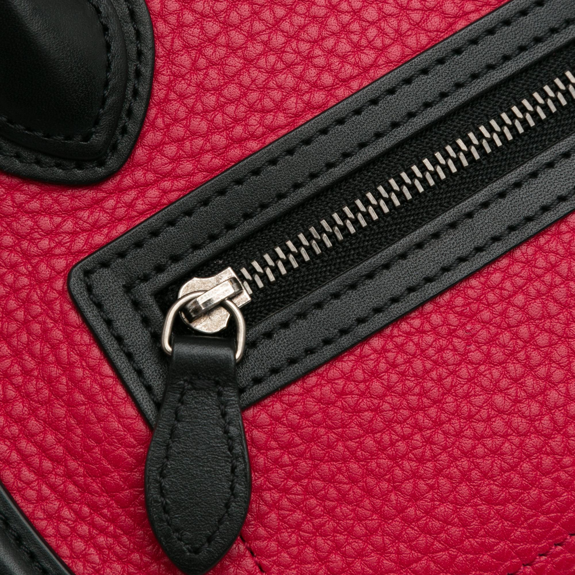 Celine Nano Luggage Tricolor Tote (SHG-jI7OEJ)
