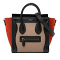 Celine Nano Tricolor Leather Luggage Tote