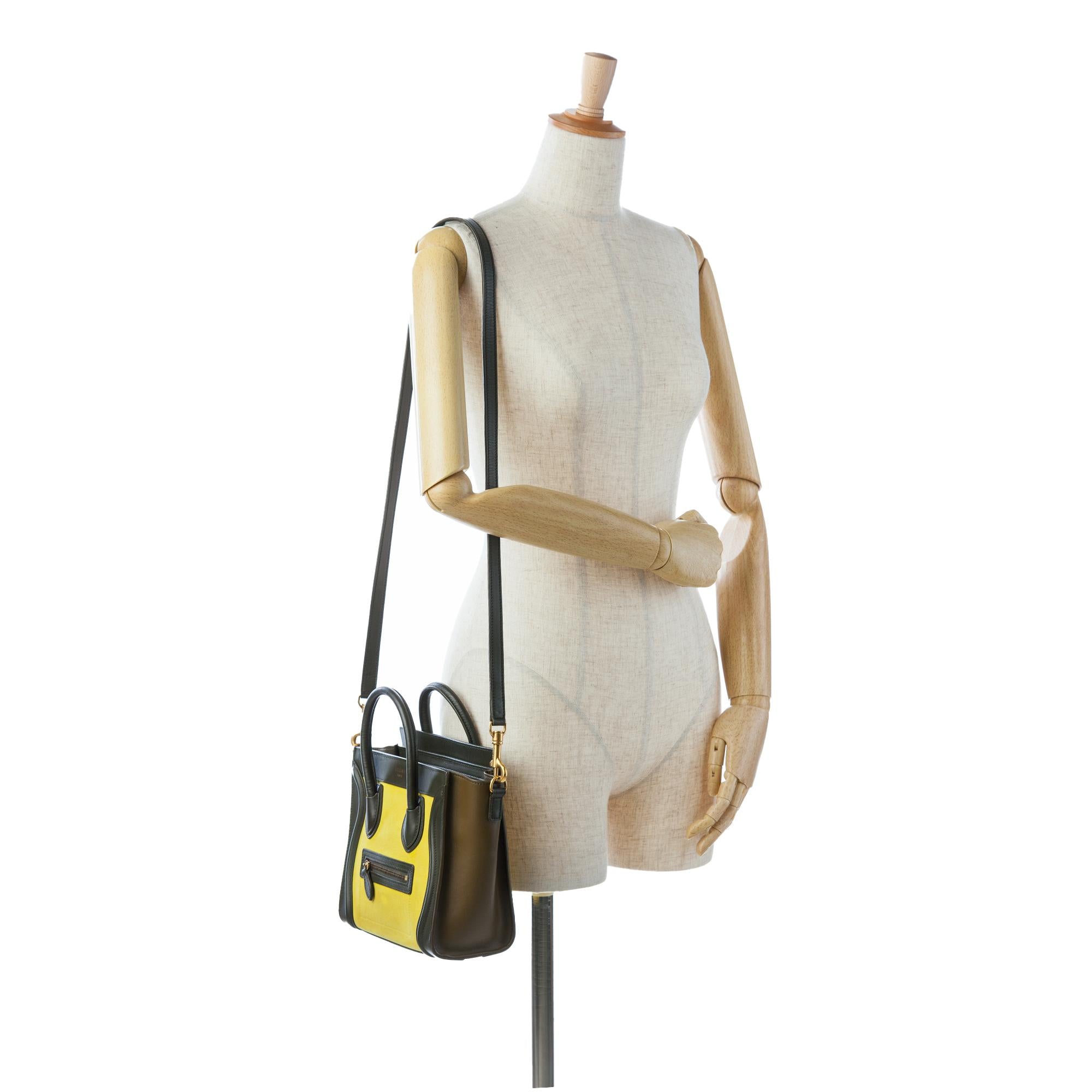 Celine Nano Tricolor Luggage Tote (SHG-g5iXFE)