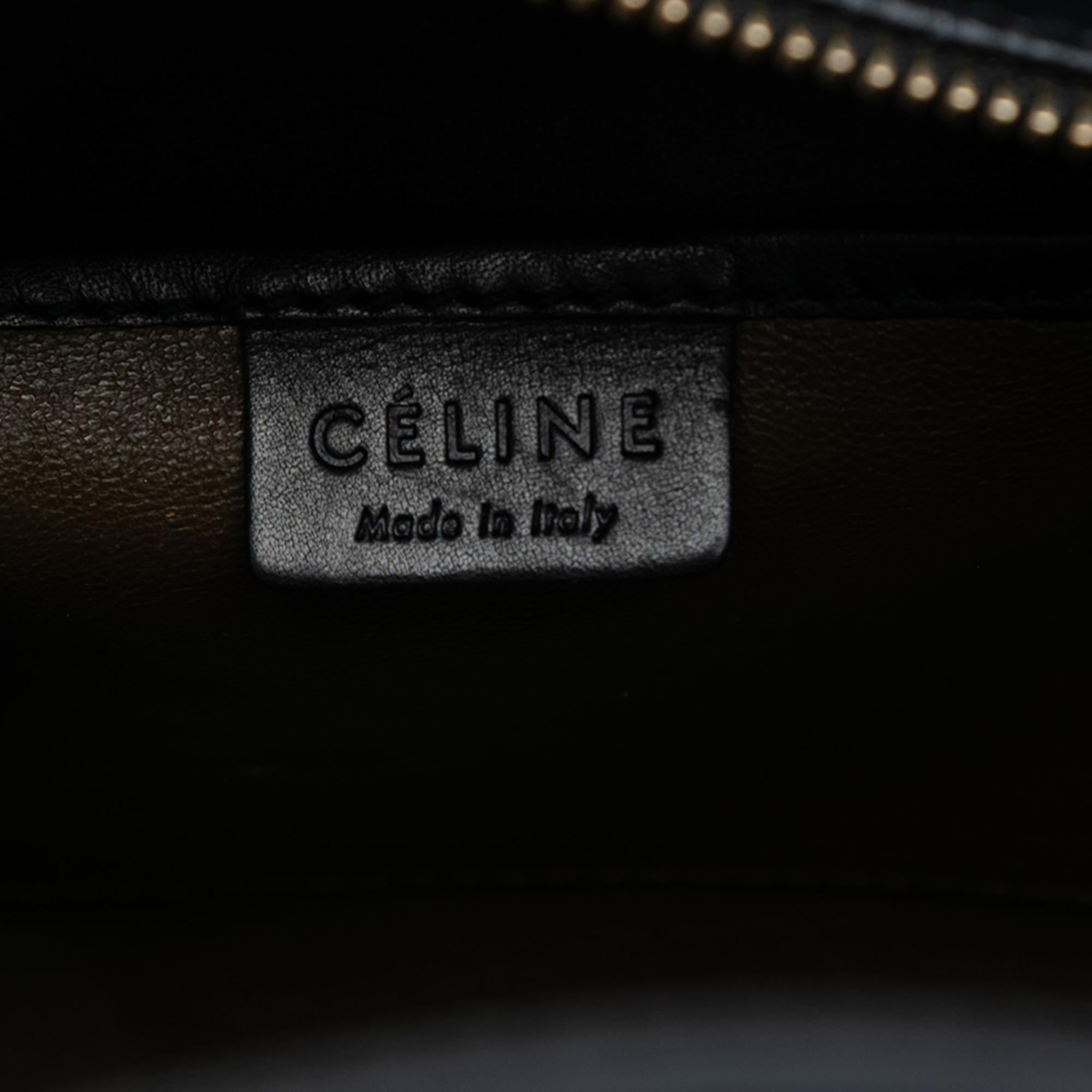 Celine Nano Tricolor Nubuck and Calfskin Luggage Tote