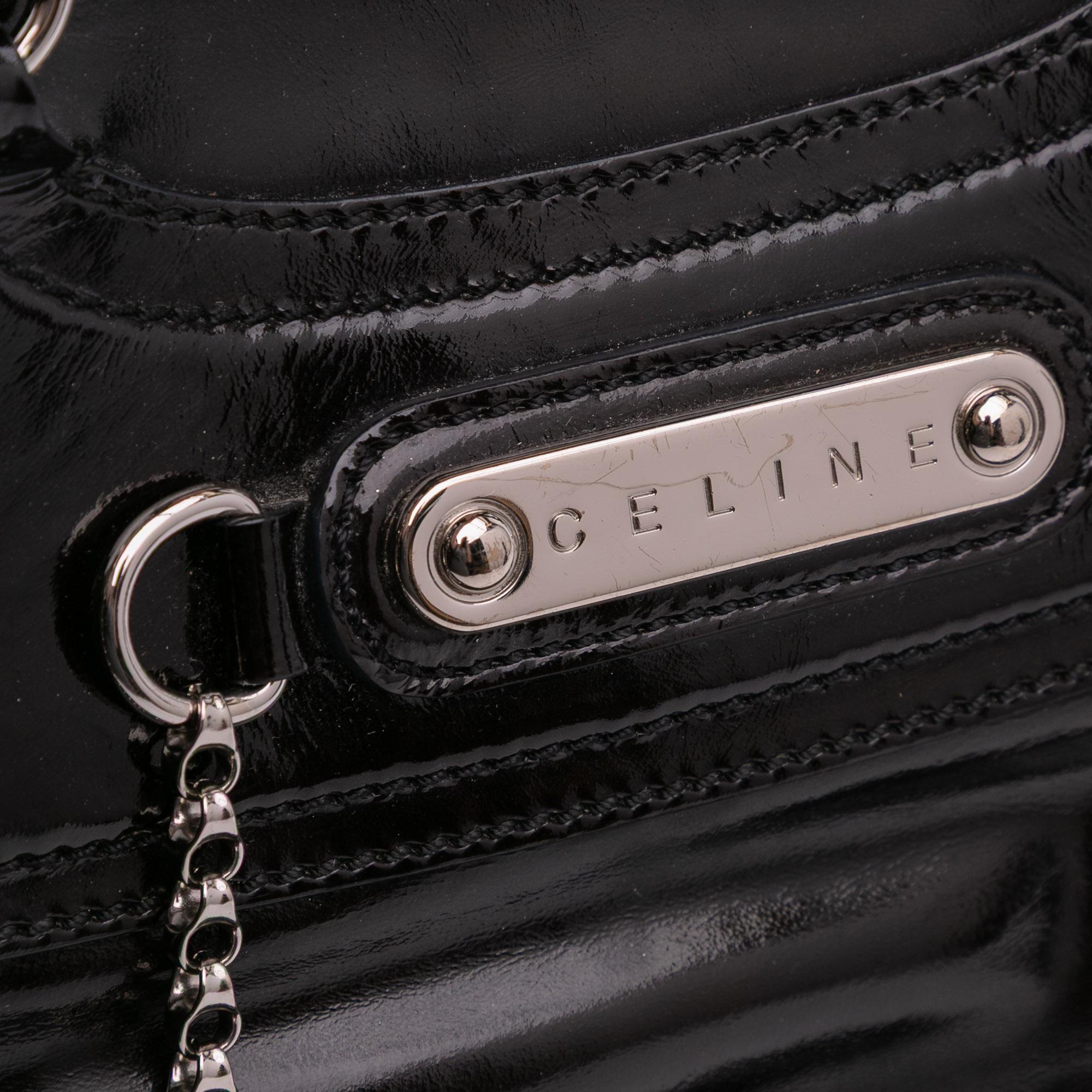 Celine Patent Boogie Handbag