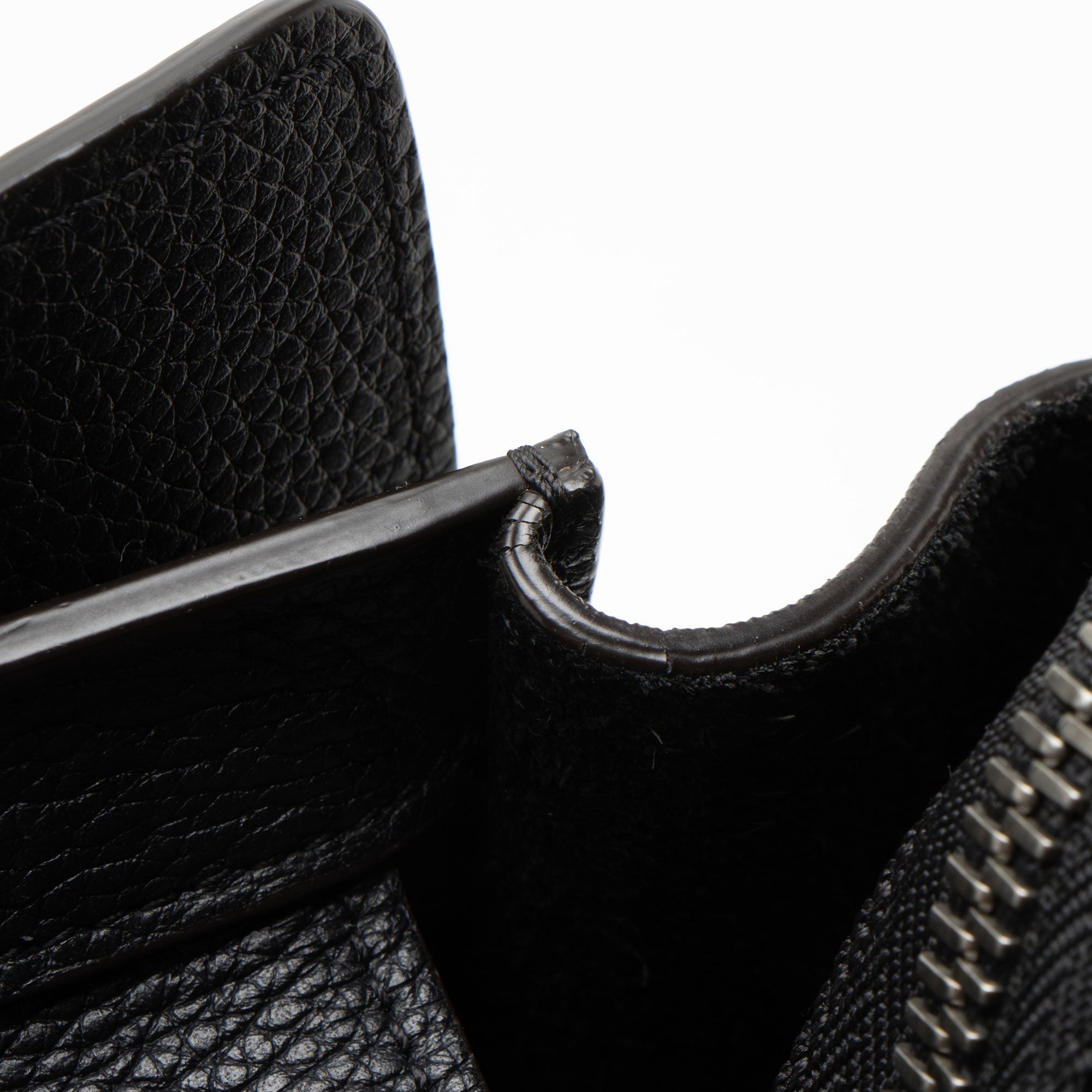 Celine Pebbled Leather Micro Luggage Tote