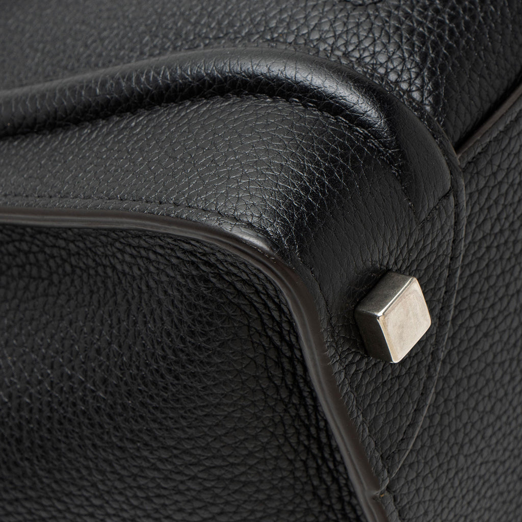Celine Pebbled Leather Micro Luggage Tote