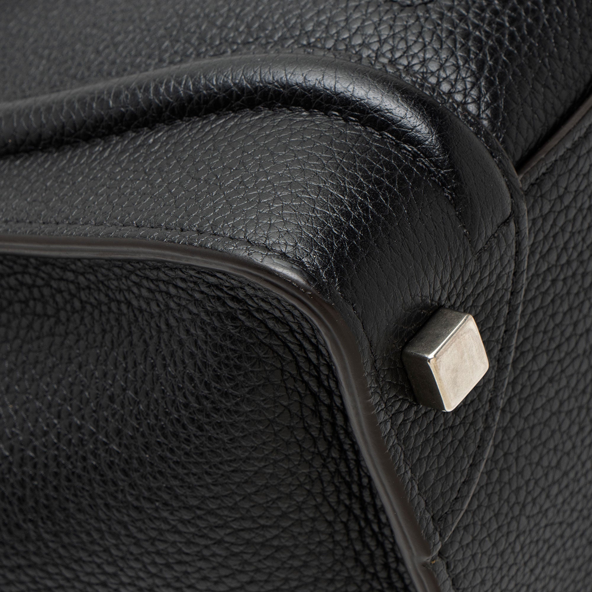 Celine Pebbled Leather Micro Luggage Tote