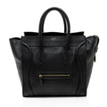 Celine Pebbled Leather Mini Luggage Tote