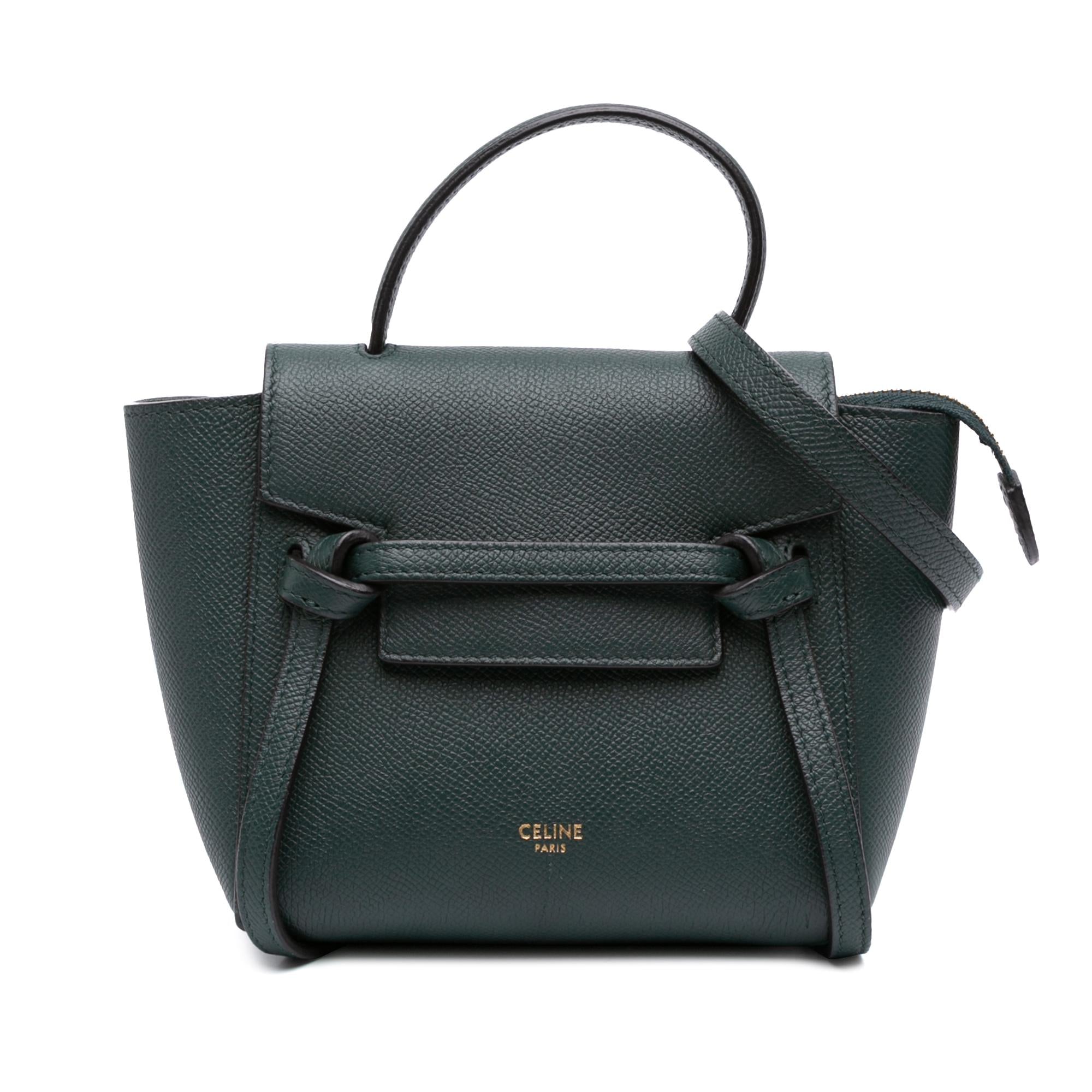 Celine Pico Grained Calfskin Belt Bag