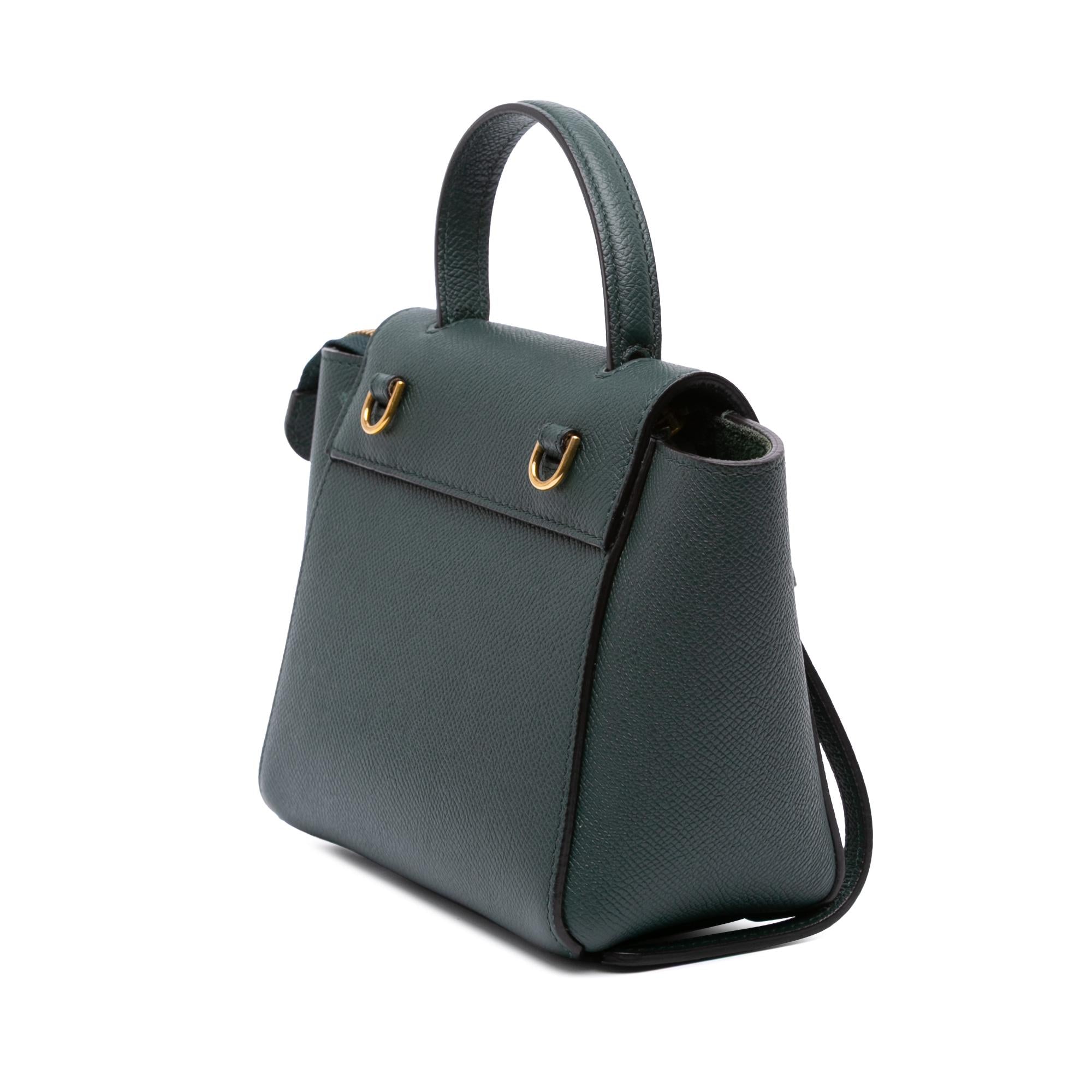 Celine Pico Grained Calfskin Belt Bag