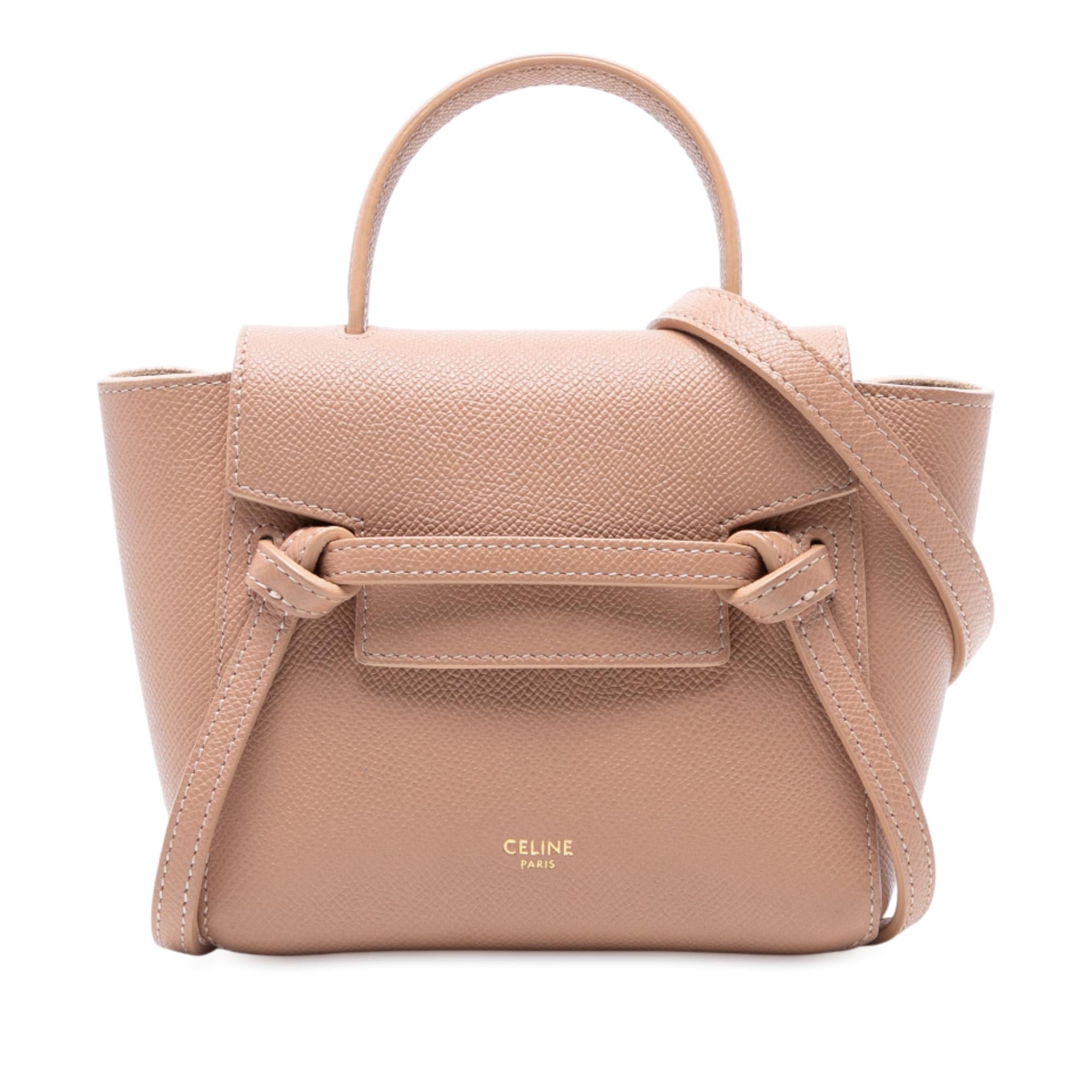 Celine Pico Grained Calfskin Belt Bag