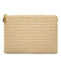 Celine Quilted Calfskin C Charm Clutch