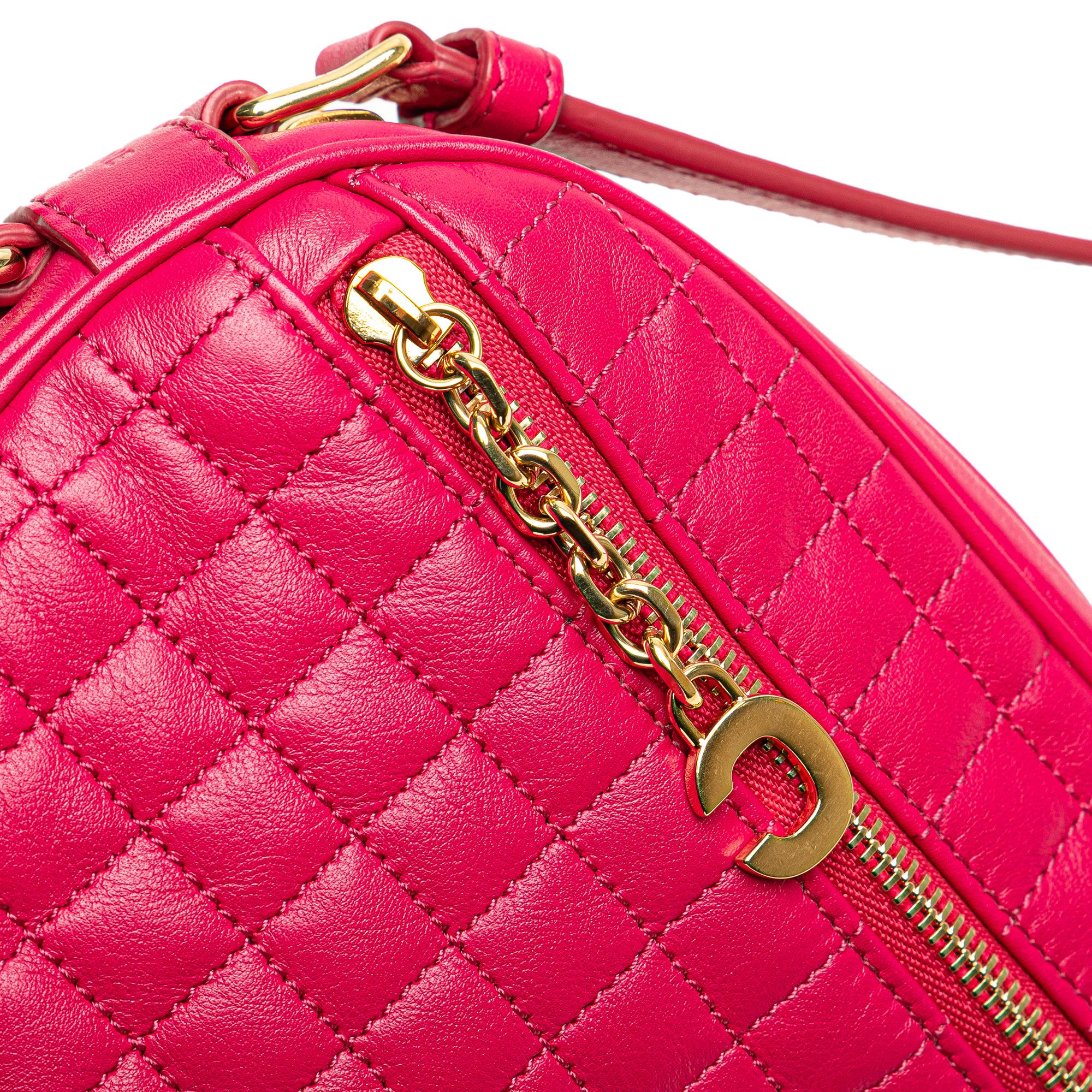 Celine Quilted Calfskin C Charm Crossbody