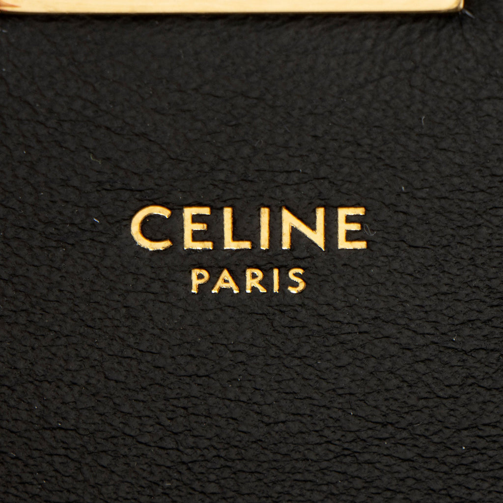 Celine Quilted Calfskin C Small Shoulder Bag