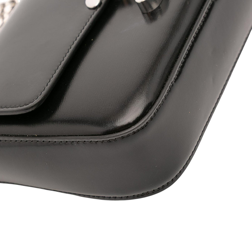 Celine Shiny Calfskin Claude Chain Shoulder Bag