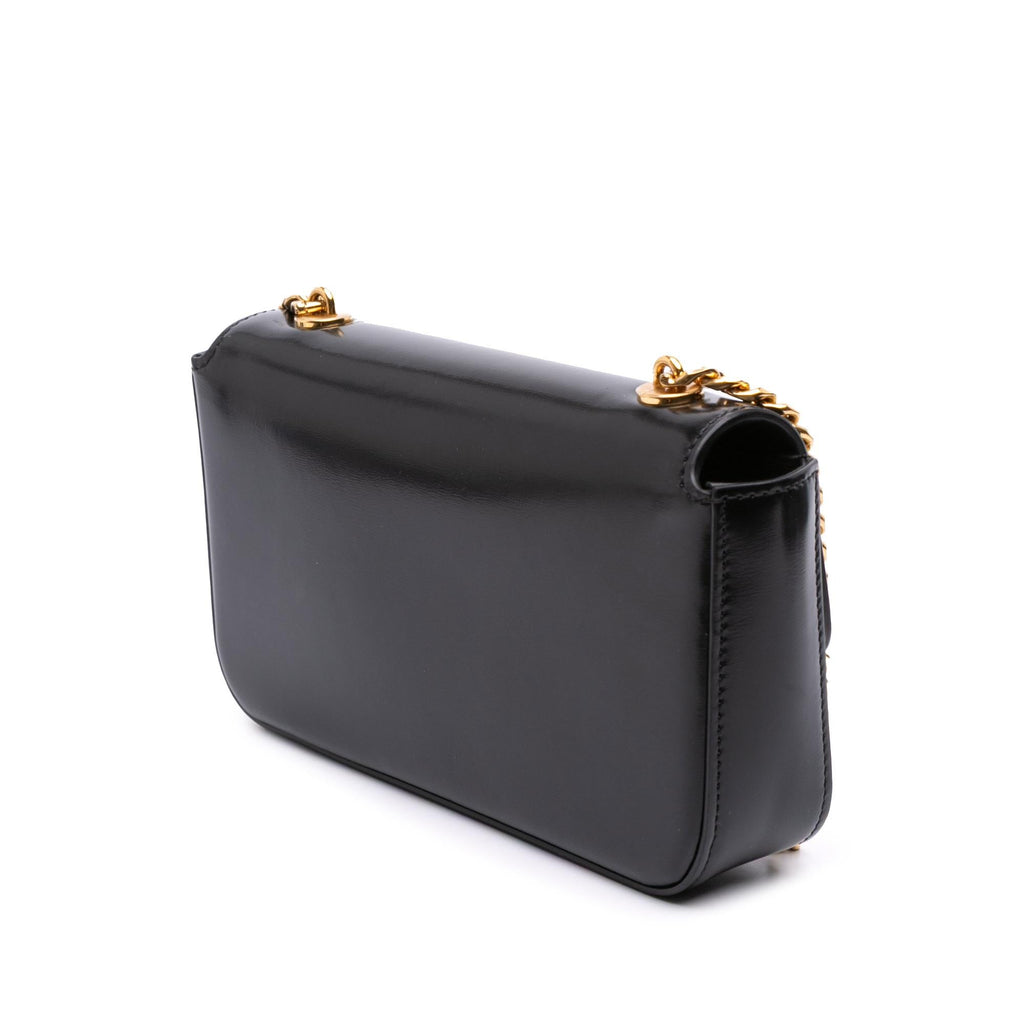 Celine Shiny Calfskin Claude Chain Shoulder Bag
