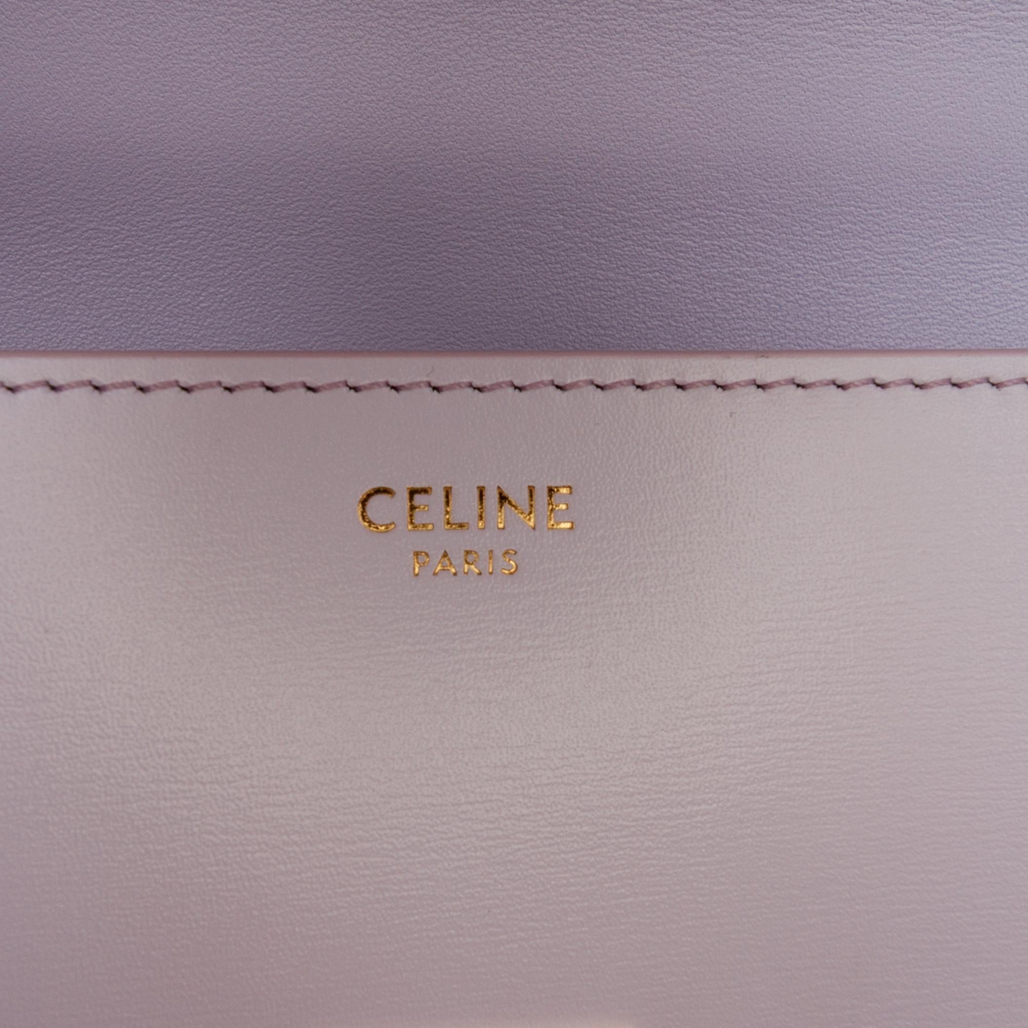 Celine Shiny Calfskin Claude Chain Shoulder Bag