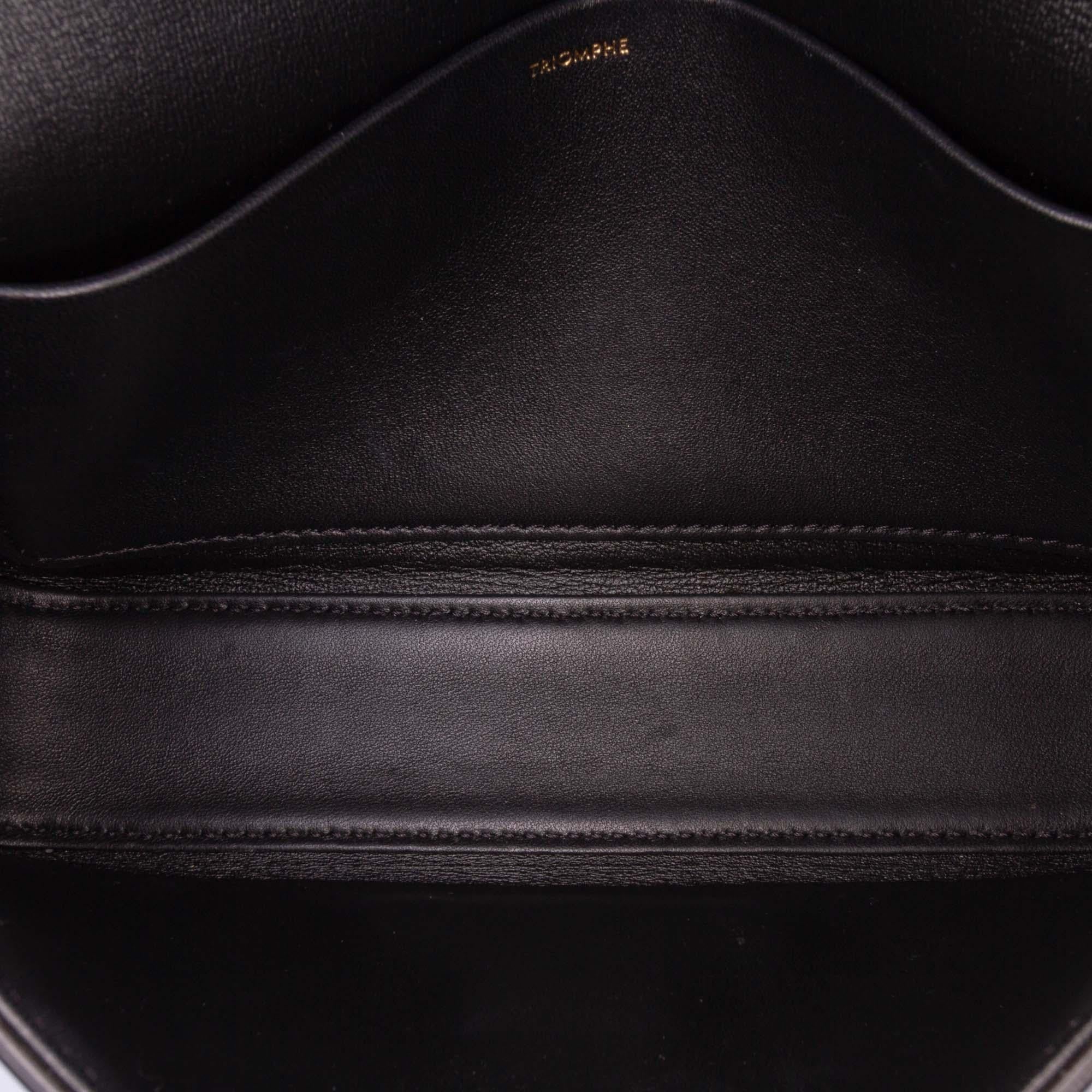 Celine Shiny Calfskin Claude Shoulder Bag