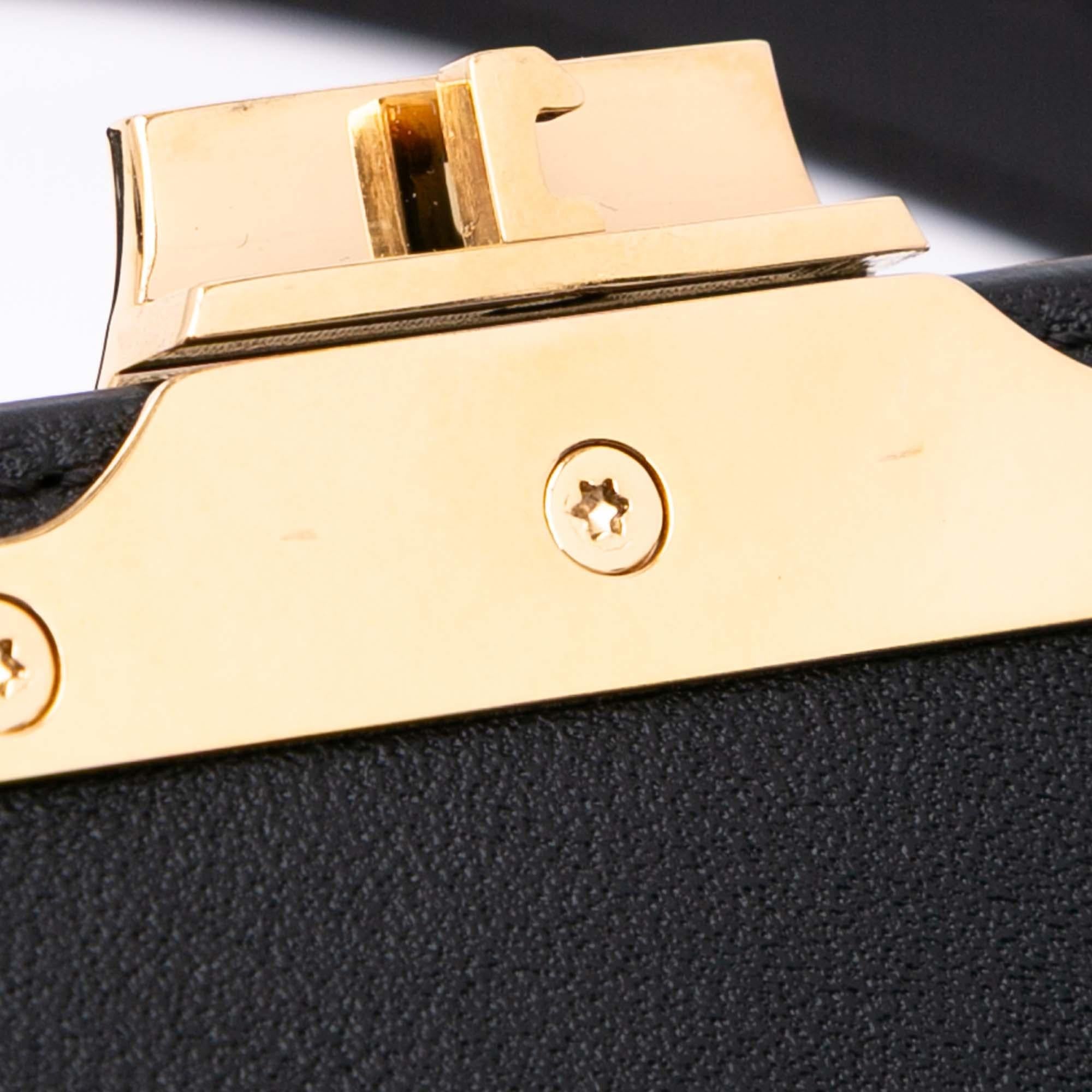Celine Shiny Calfskin Claude Shoulder Bag